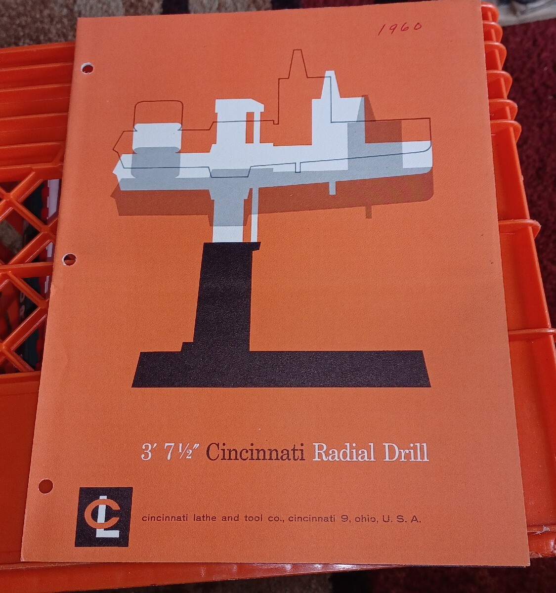 3′ X 7 1/2″ CINCINNATI LATHE AND TOOL COMPANY RADIAL DRILL CATALOG D-133-3 Book