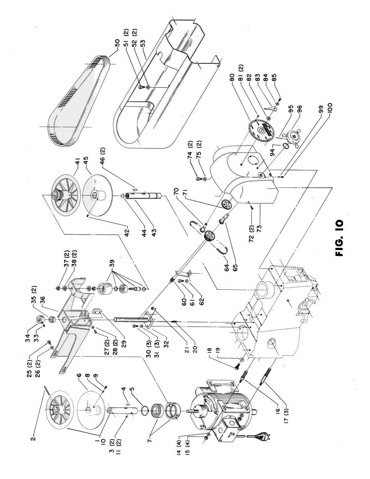 Rockwell Delta VS6 15″ Variable Speed Drill Press Operator & Parts Manual #1915