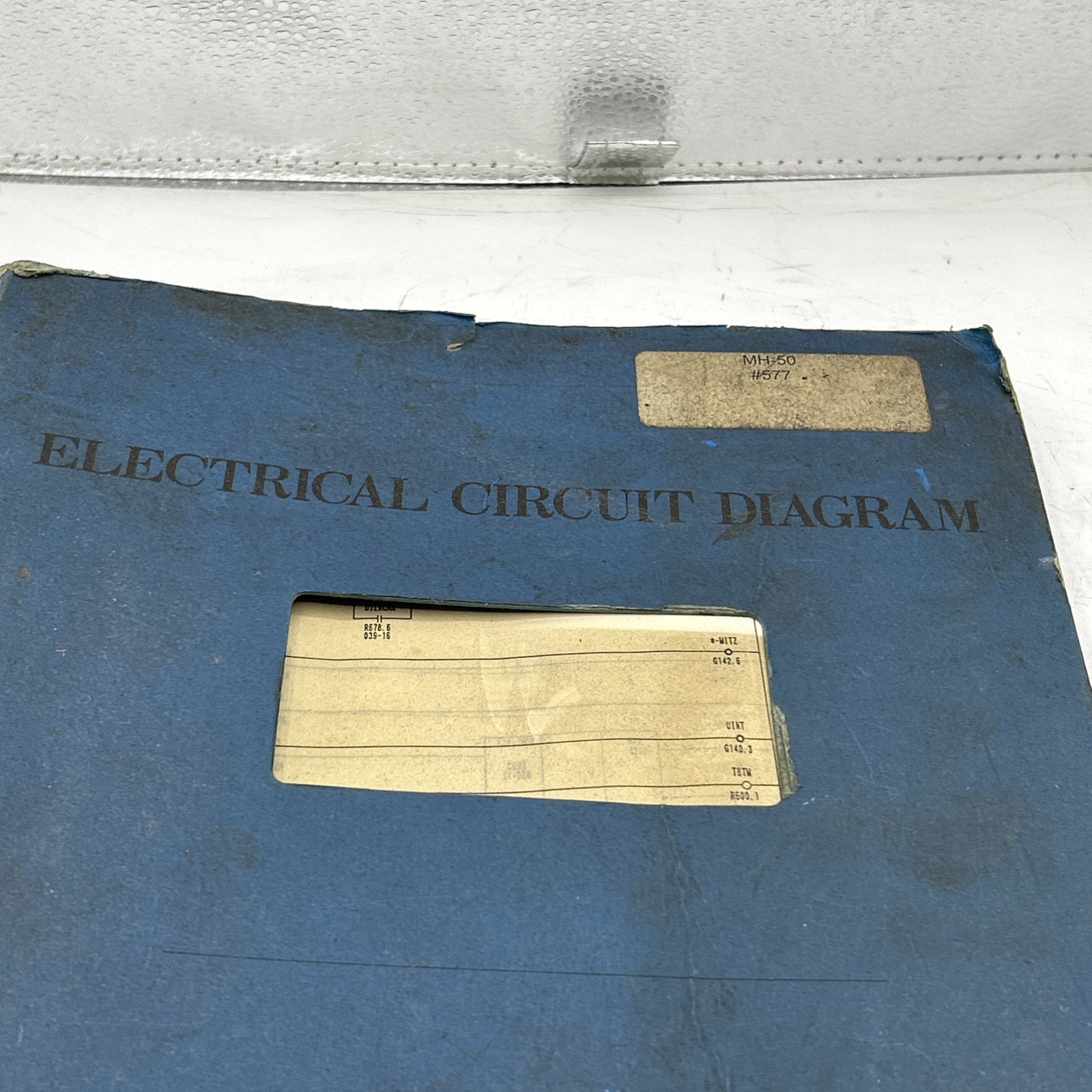 MORI SEIKI MH-50 Electrical Circuit Diagram See Pics