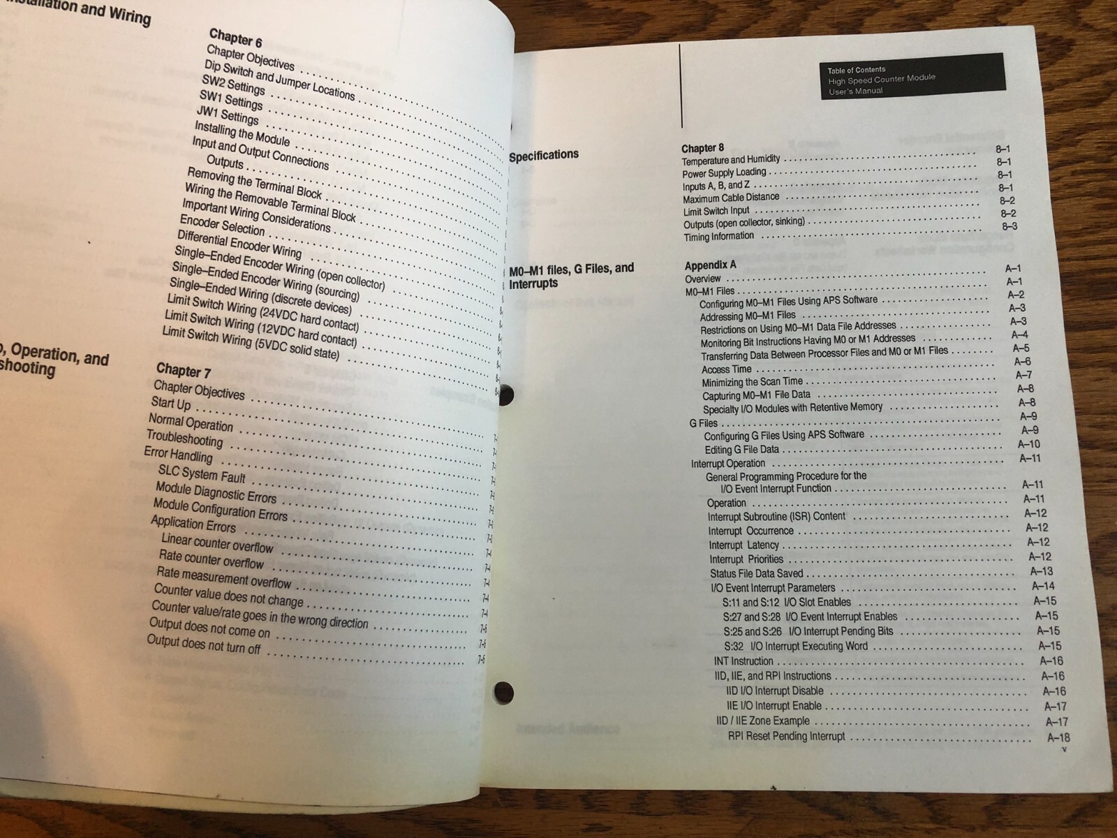 Allen Bradley High Speed Counter Module 1746-HSCE Instruction Manual Parts List
