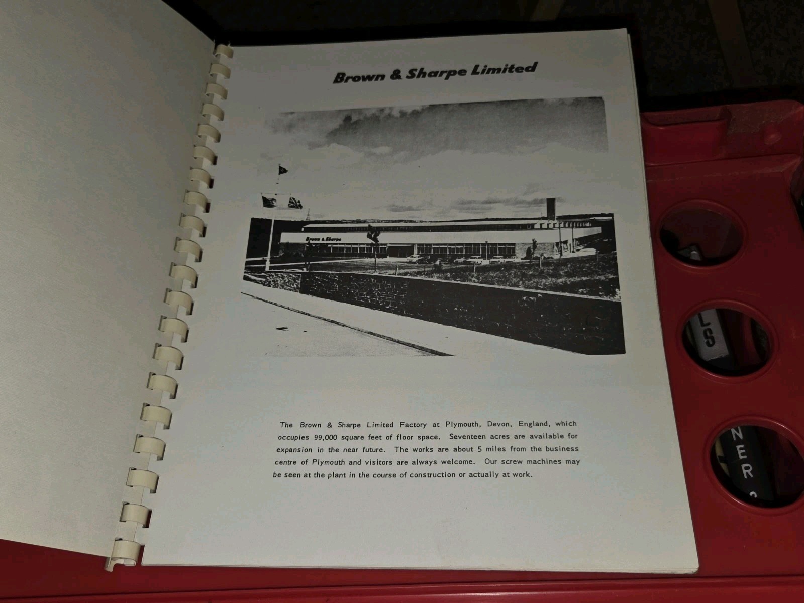 VTG Brown & Sharpe Operation Maintenance Manual Book 2B Automatic Screw Machine