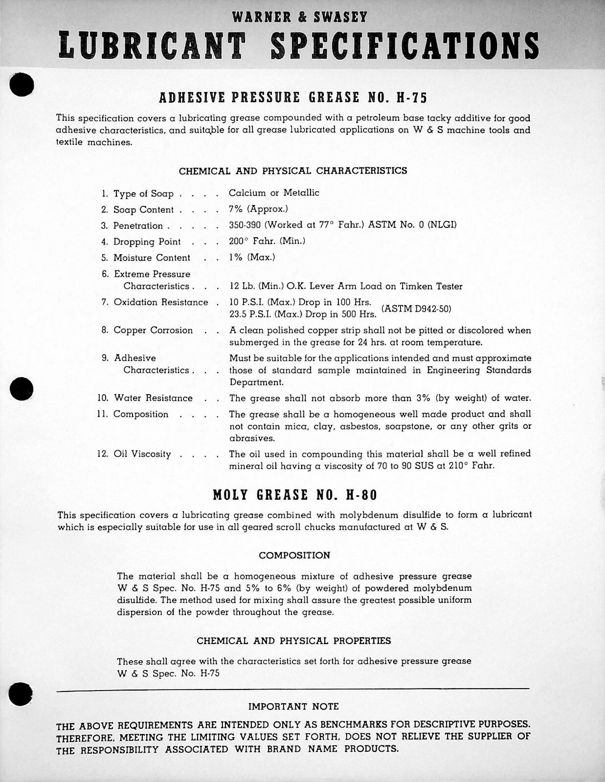 3 Turret Lathe Parts Manual Fits Warner & Swasey No. 3-A, Model M-1950 SW18