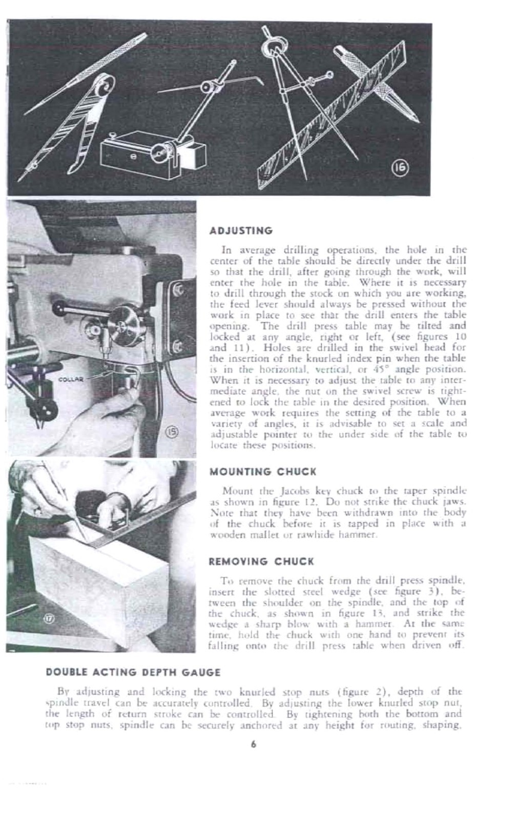 No. 5110 Lathe Manual Fits – How to Run A Drill Press – 1951 South Bend