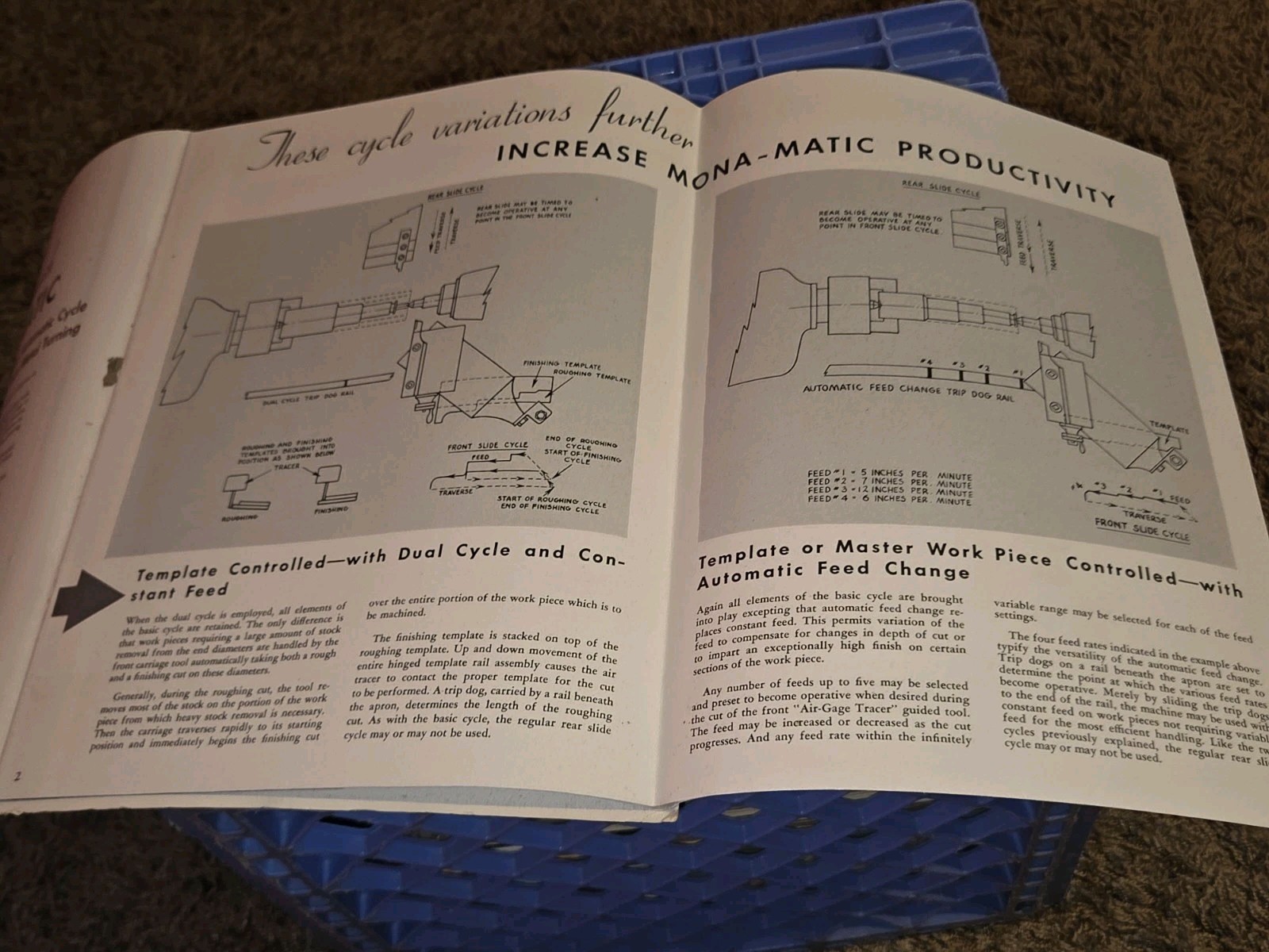 Monarch Machine Tool Co Catalog Mona-Matic Lathes Metal Turning MACHINIST BOOK
