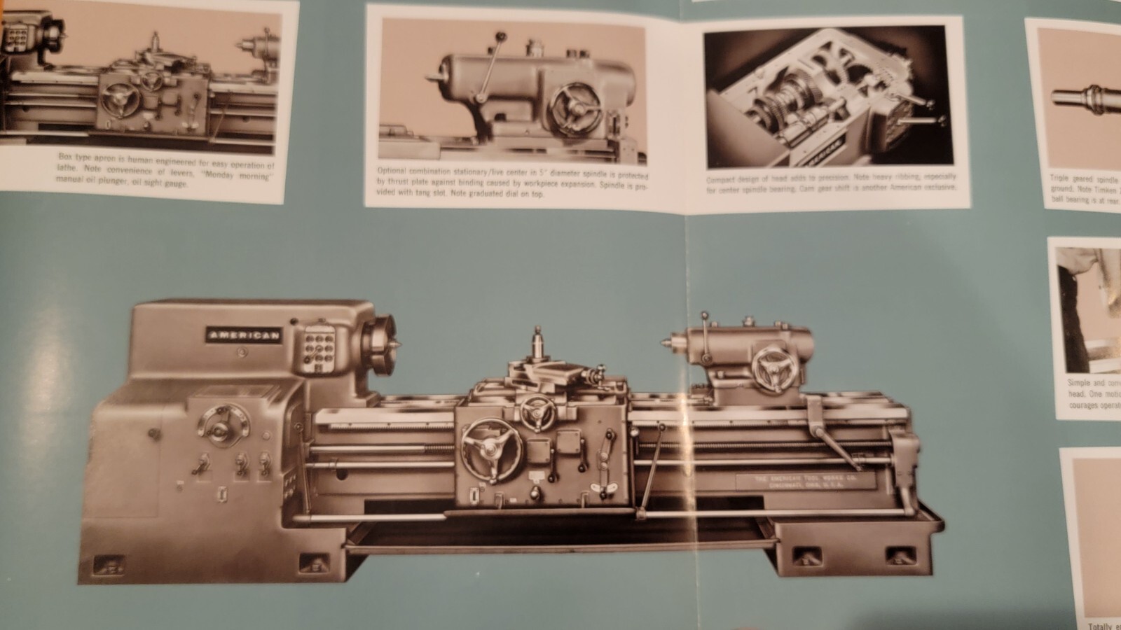 American Tool Works 20″ Style E Engine Lathe Sales Catalog