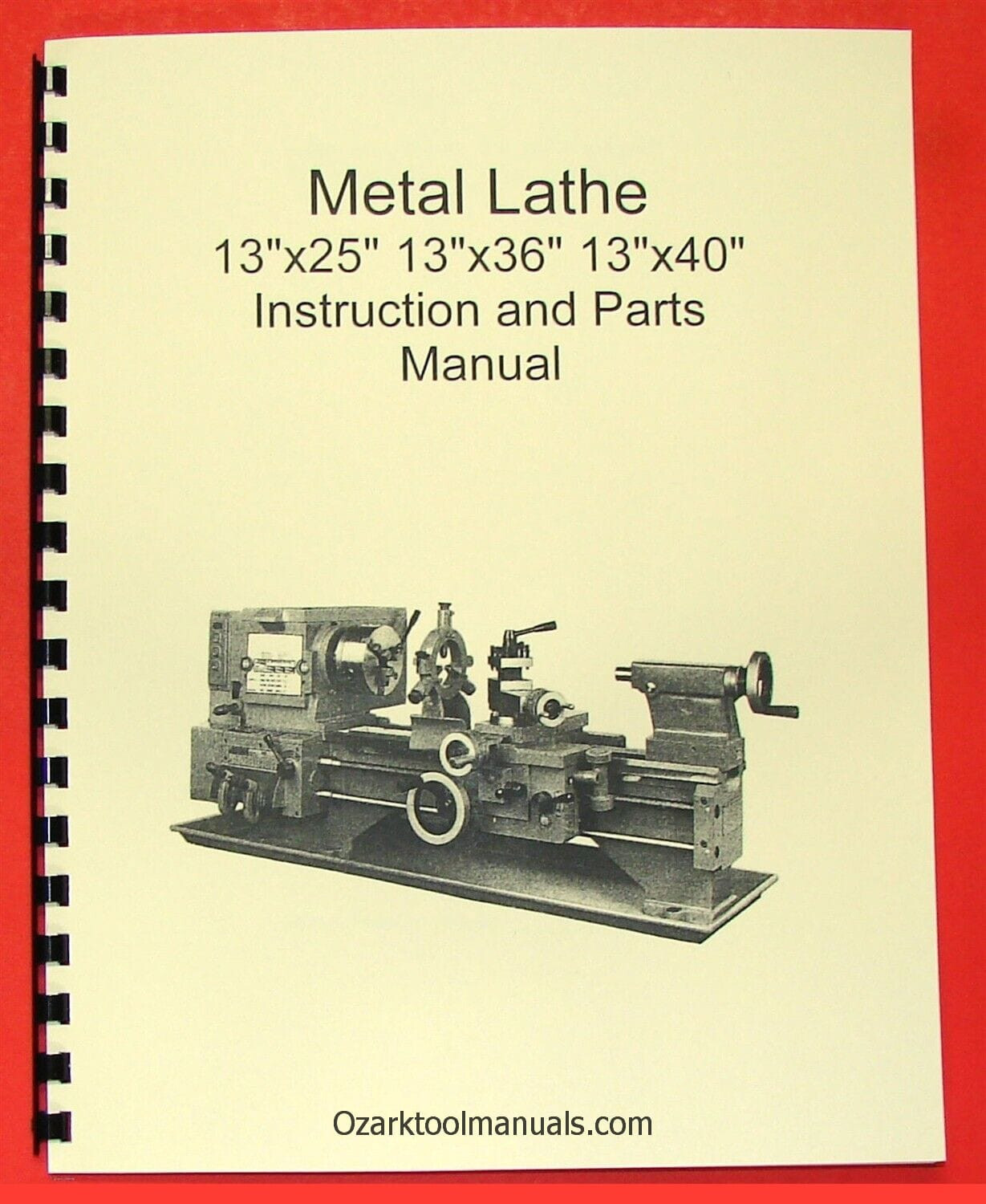 13×25 13×36 13×40 Metal Lathe Owners Parts Manual JET, Enco, Grizzly, Sharp 0773