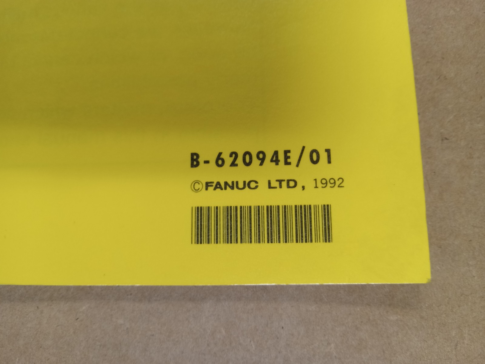 FANUC Power Mate-Model D Operators Manual B62094E/01