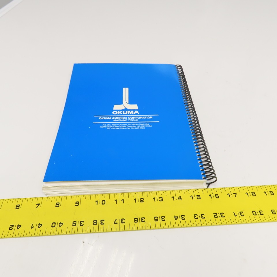 Okuma OSP7000M OSP700M 3774-E-R1 Special Functions Manual (No.2)