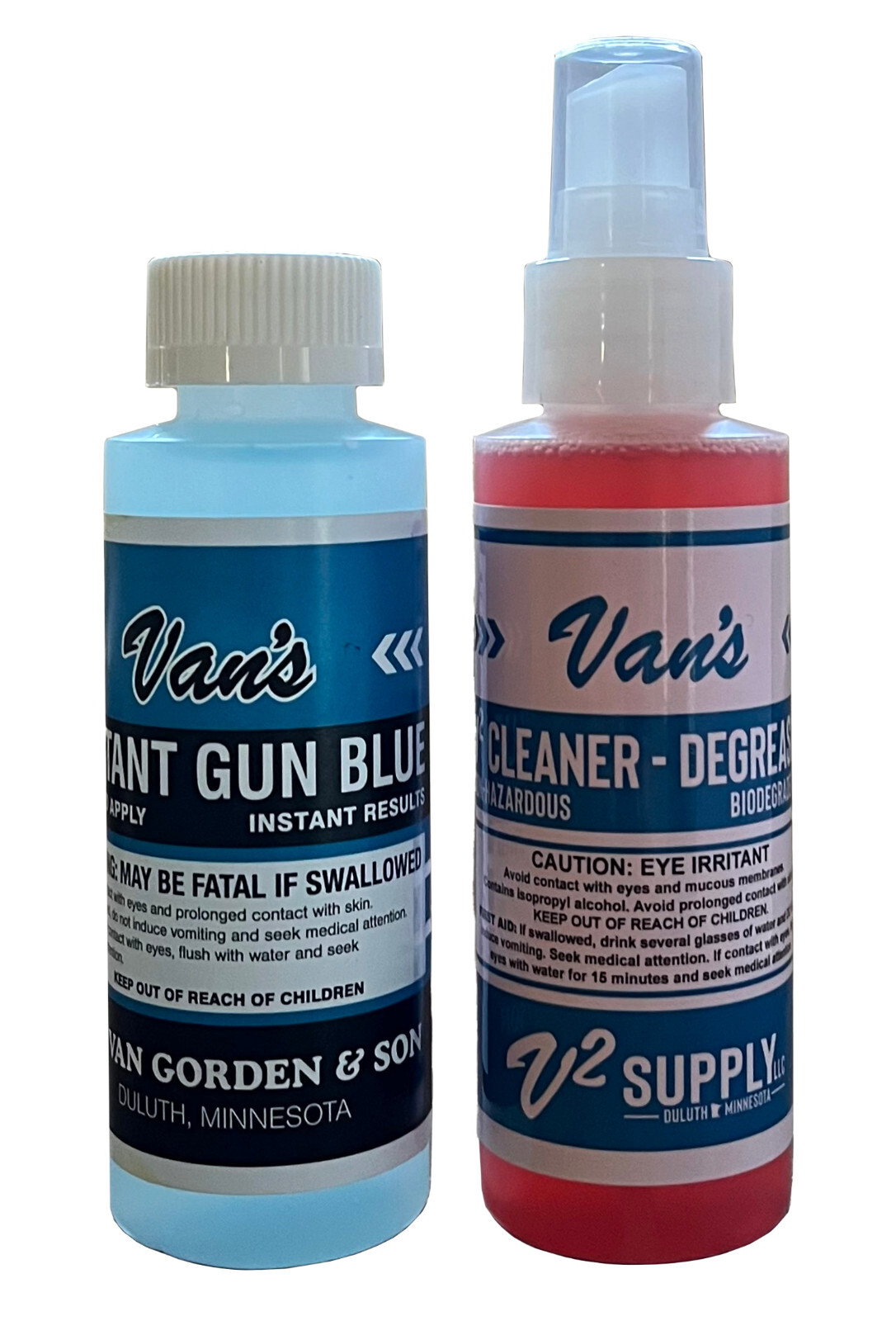 Van’s Instant Gun Blue – 4oz Combo Pack
