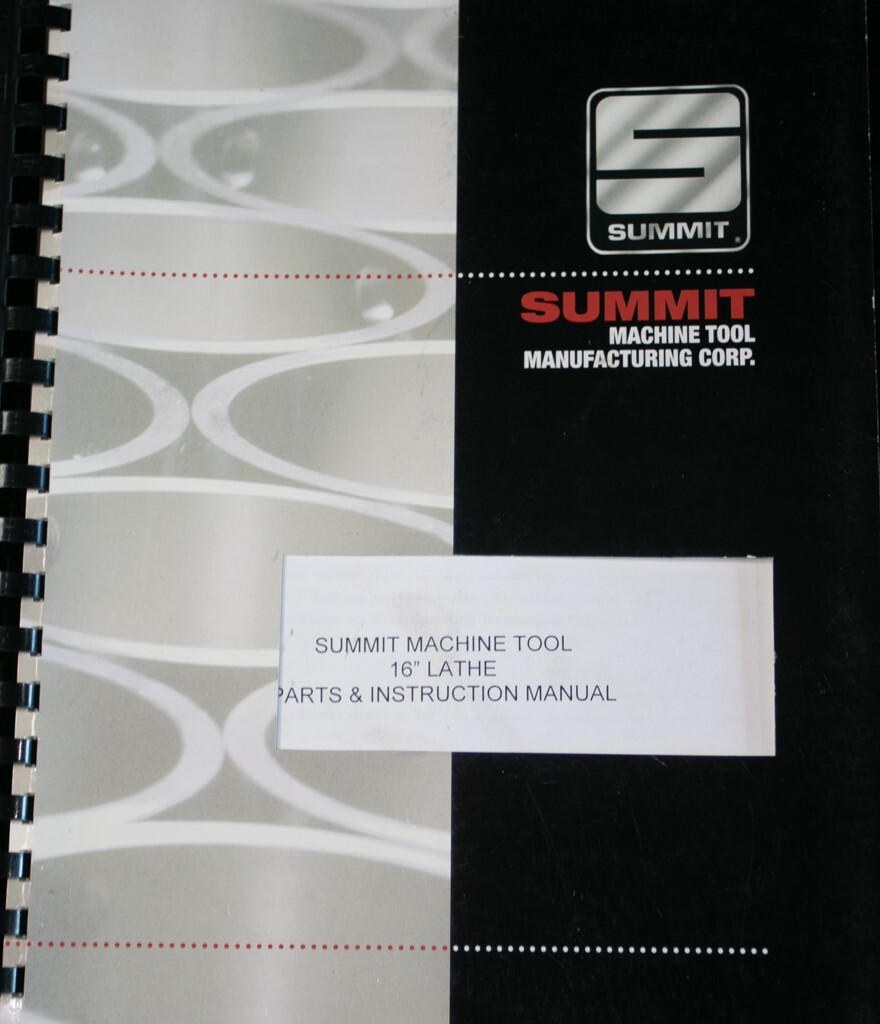 Summit 16″ , Lathe Instructions Parts and Electrical Manual Year (1978) Page109