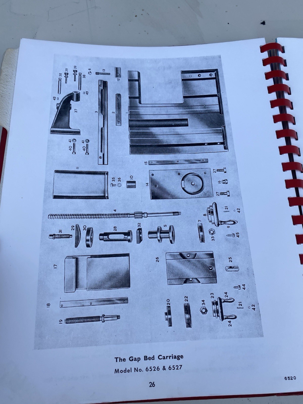 Clausing Colchester 13” Dealer Master Parts Catalog & Instruction Manual