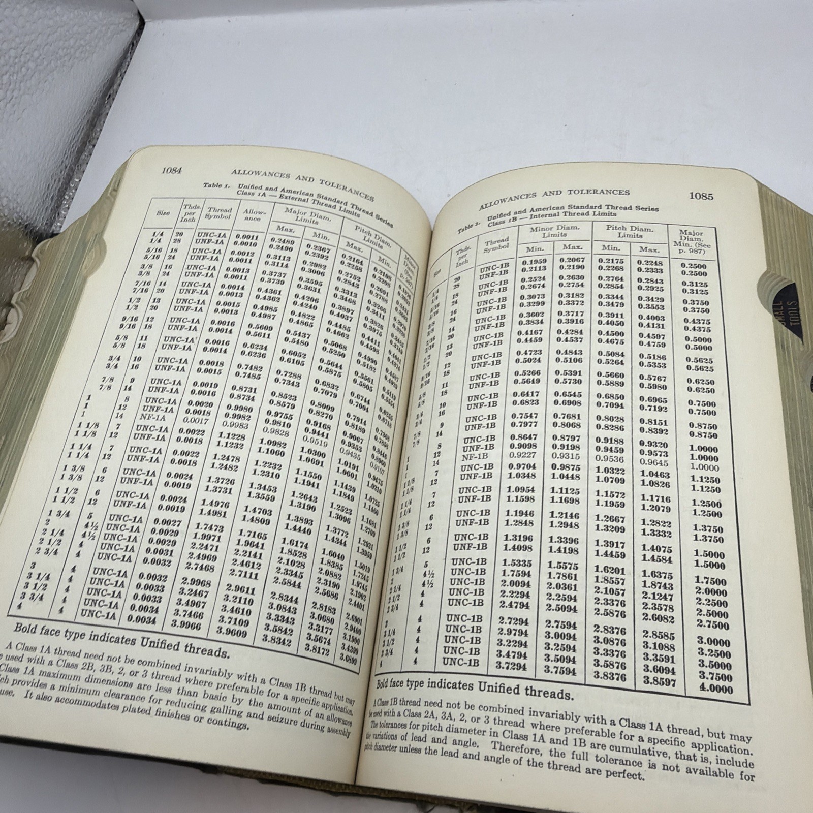 Vintage 1953 Machinery’s Handbook – 14th Edition