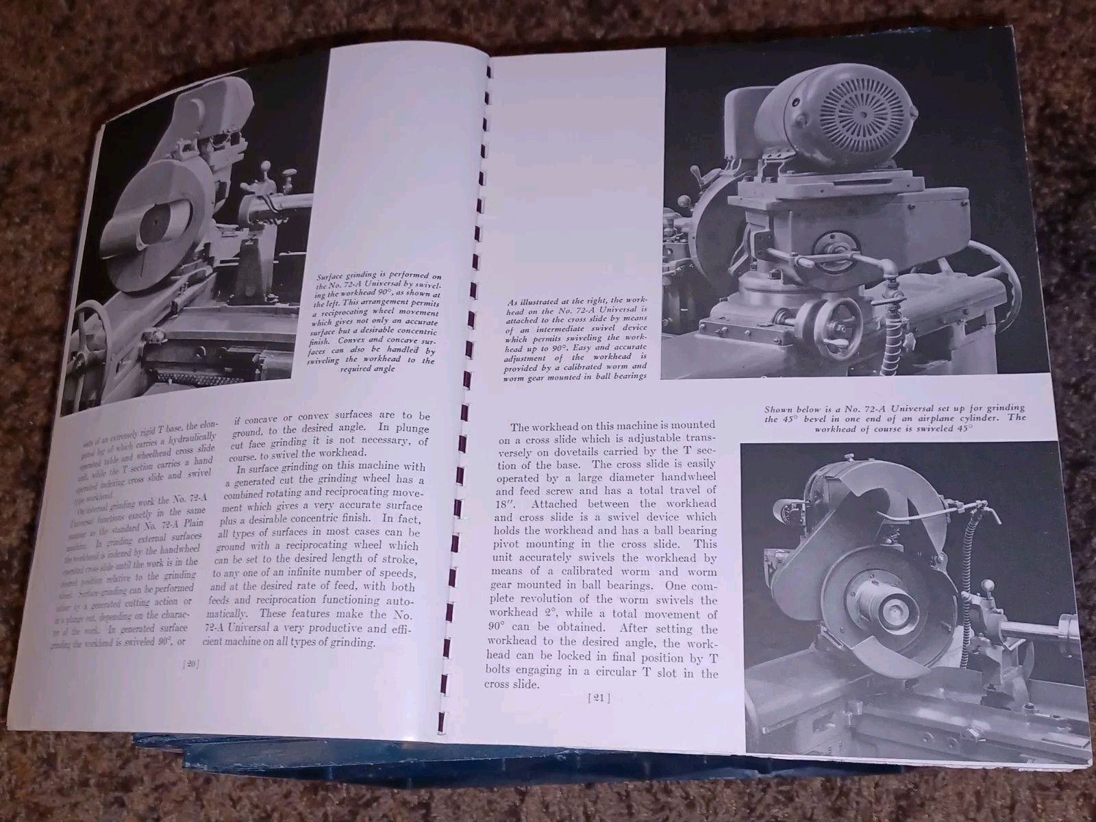 HEALD COMPANY Precision GRINDING BORING Borizing MACHINES CATALOG BOOK Issue 13