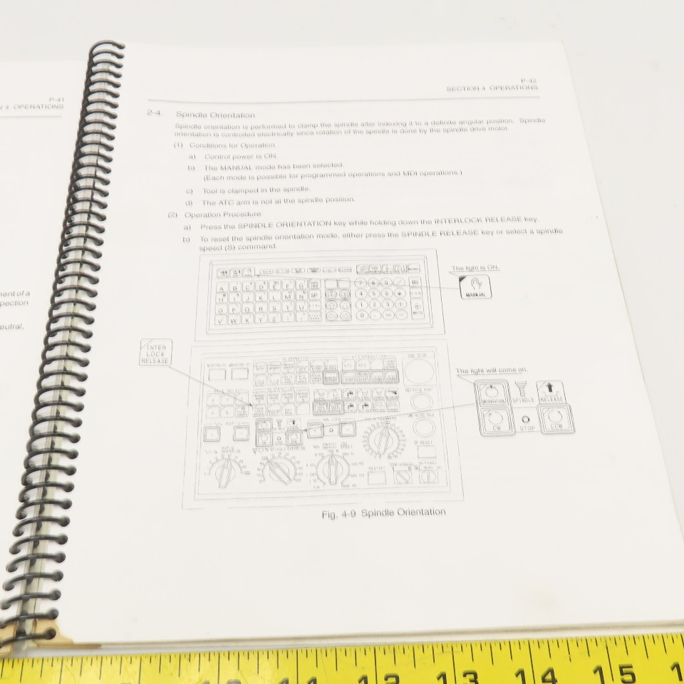 Okuma MX-45VA MX-45VAE P-K601-002-E OSP700M Operation Maintenance Manual