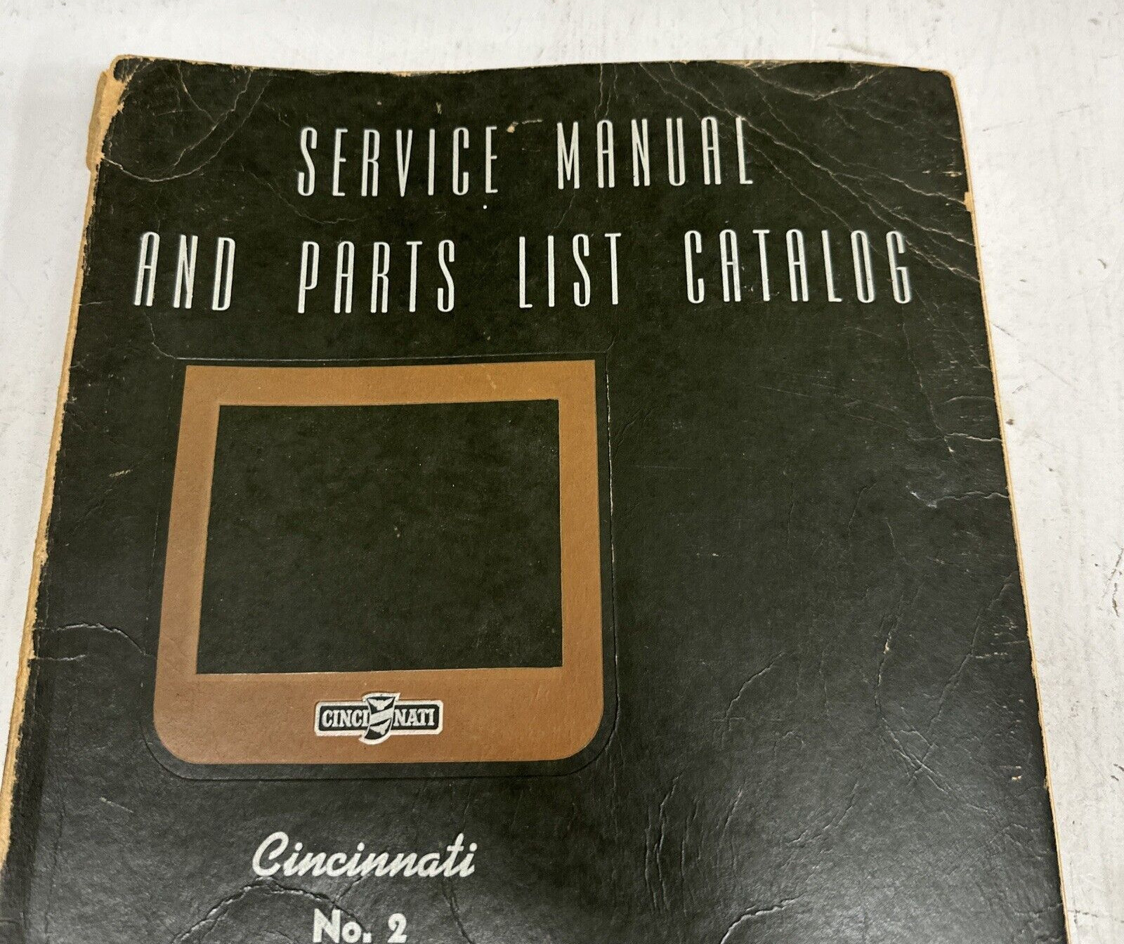 Cincinnati Milacron No 2 Centerless Grinding Machine Service Manual & Parts List