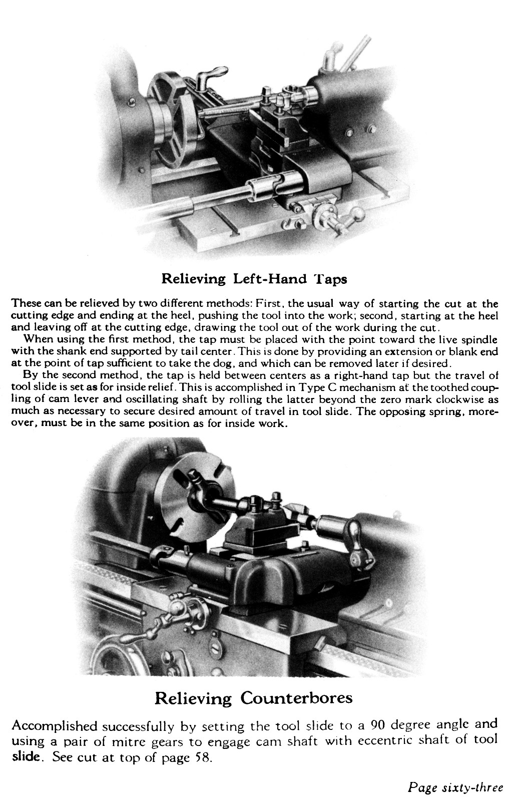 HENDEY Geared & Coned Head Metal Lathe Operators Handbook Gear Chart Manual 0356
