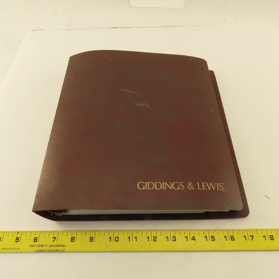 Giddings & Lewis NumeriPath 8000 Programming Data Manual