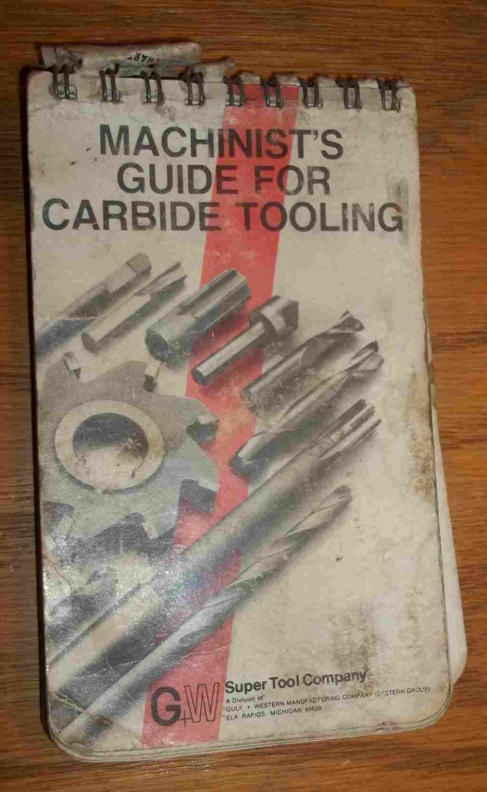 Super Tool Company Machinist Guide For Carbide Tooling (Pamphlet, 1974)