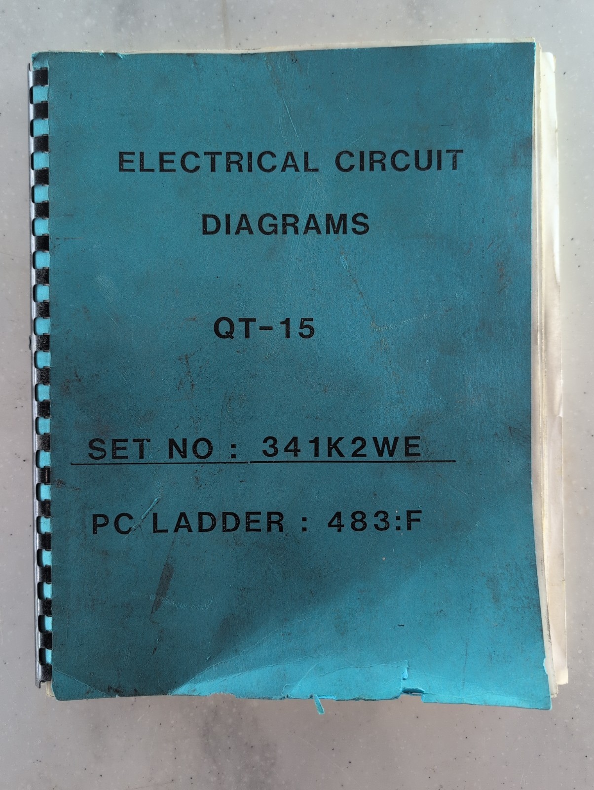 Mazak QT-15 Electrical Circuit Diagrams Manual CNC 341K2WE BC$