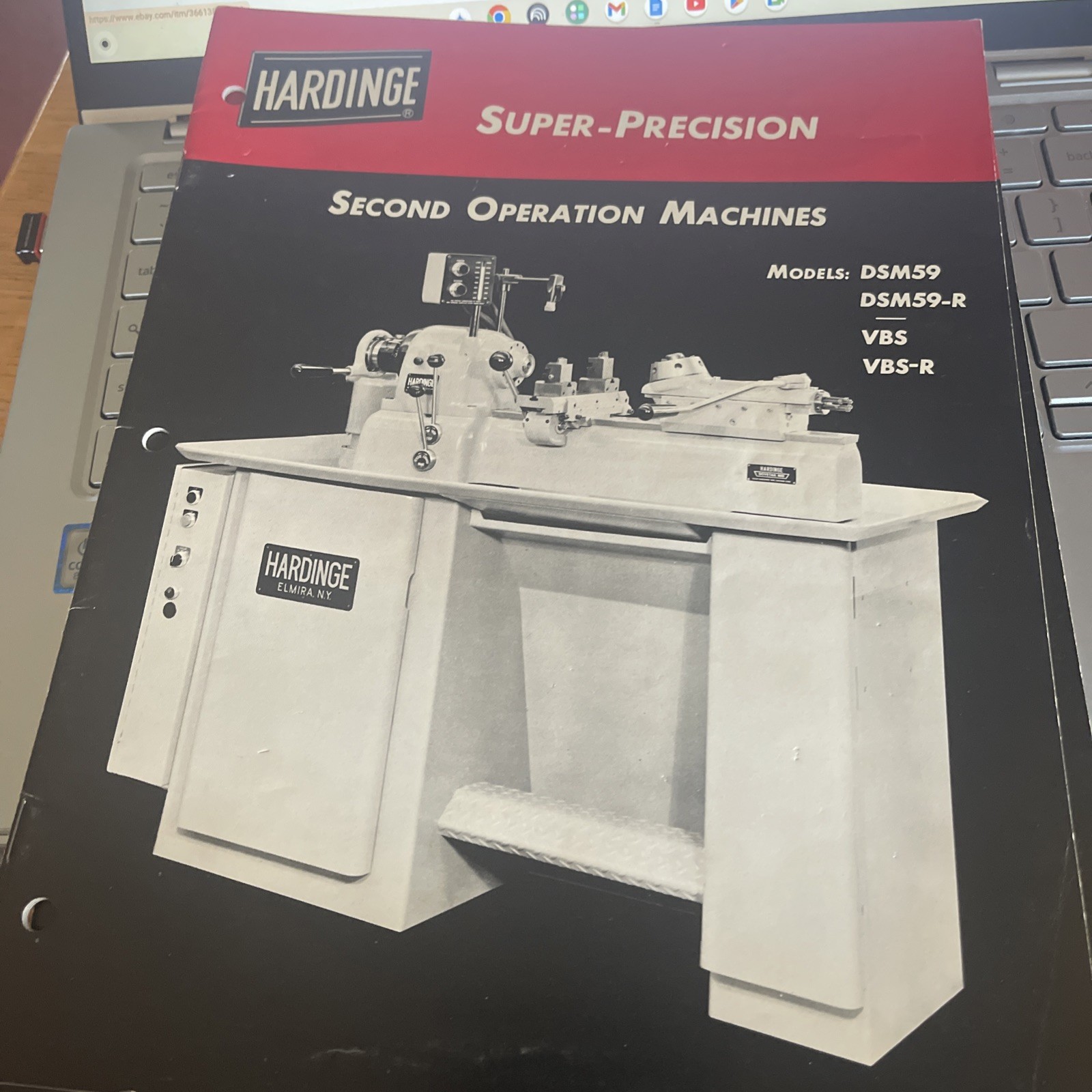 Hardinge Super Precision 2nd Operation Machines Bulletin C-10