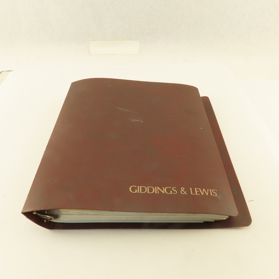Giddings & Lewis NumeriPath 8000 Programming Data Manual
