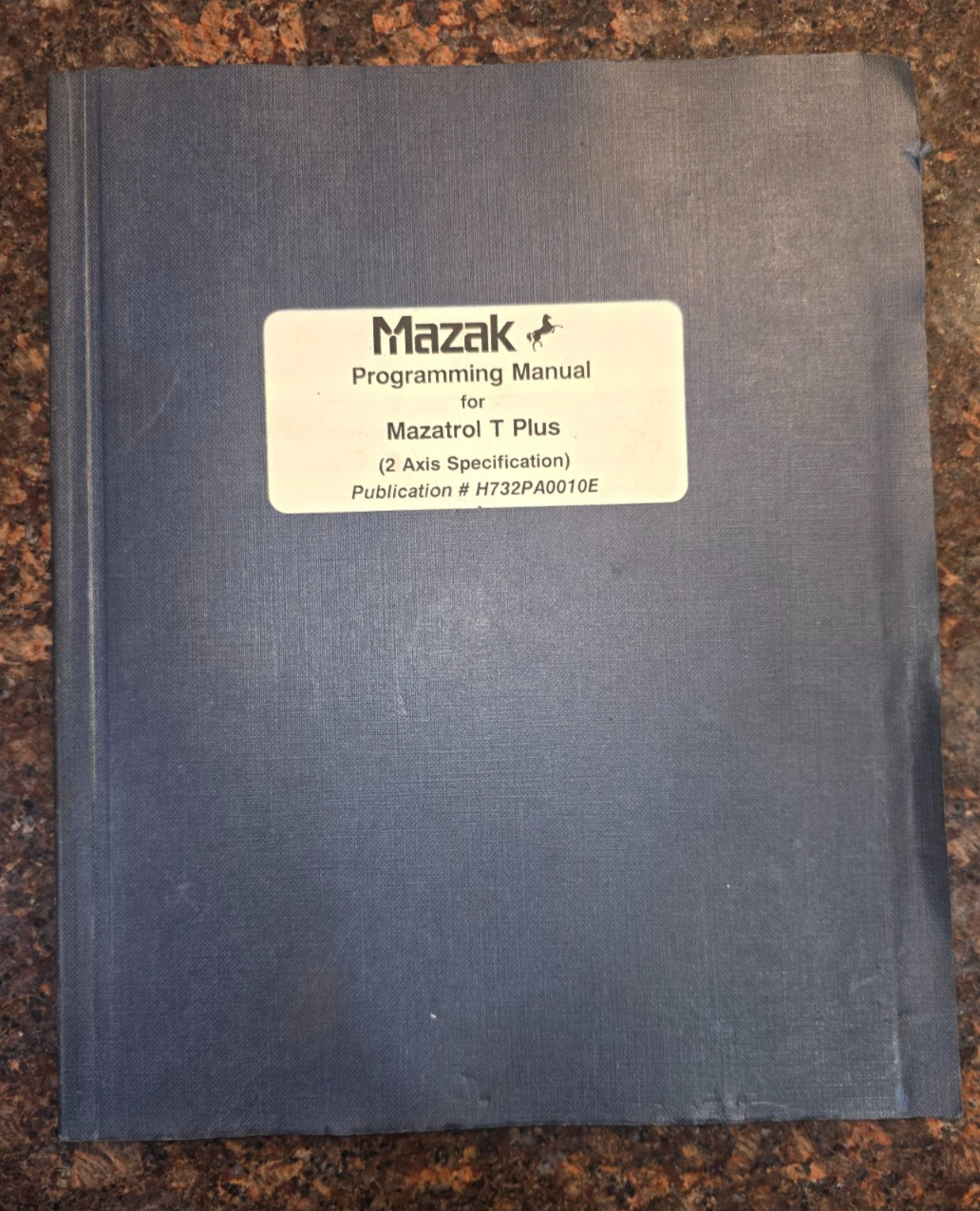Mazak Mazatrol T Plus Programming Manual H732PA0010E Free Shipping