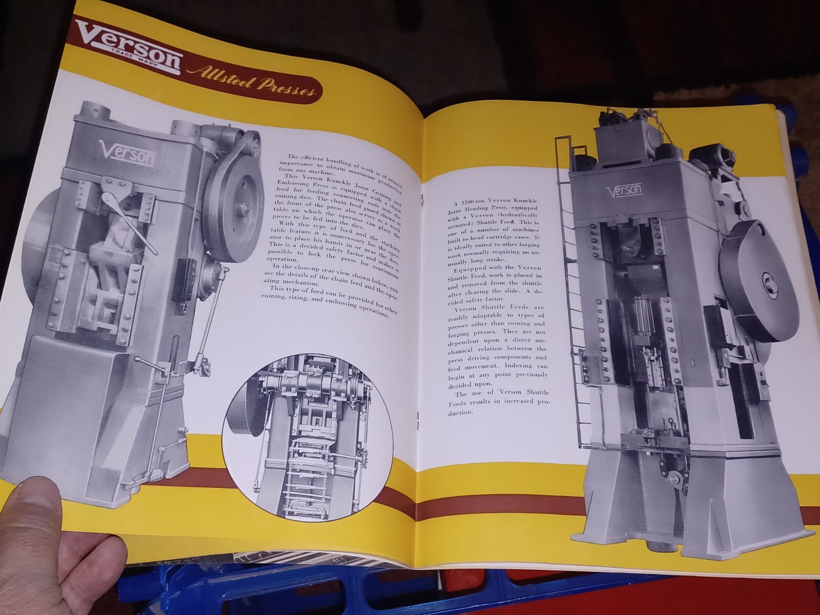 Verson allsteel Presses Company Forming Dies Brakes Punching Attachments CATALOG