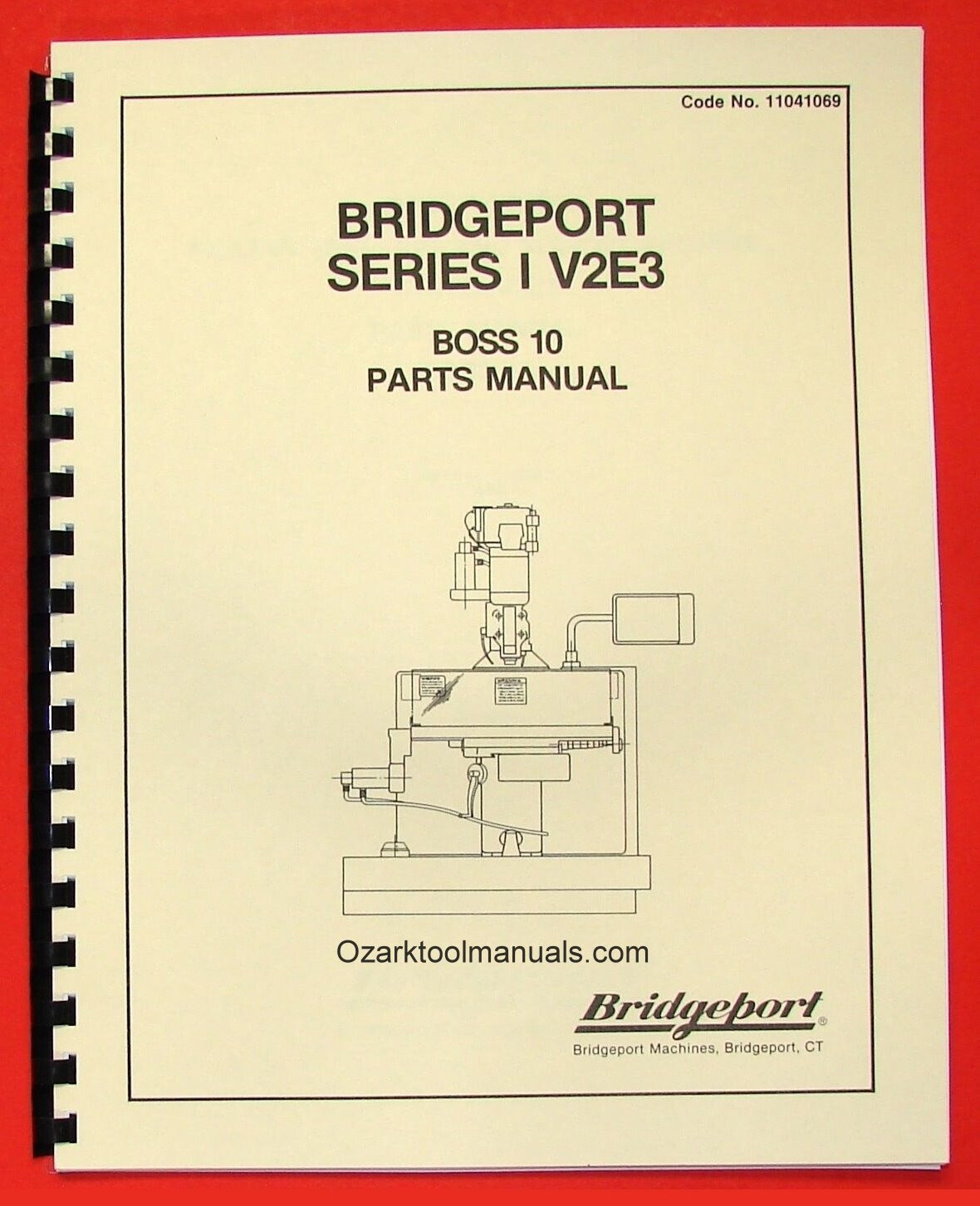 BRIDGEPORT Series I V2E3 BOSS 10 CNC Milling Machine Parts Manual 0080