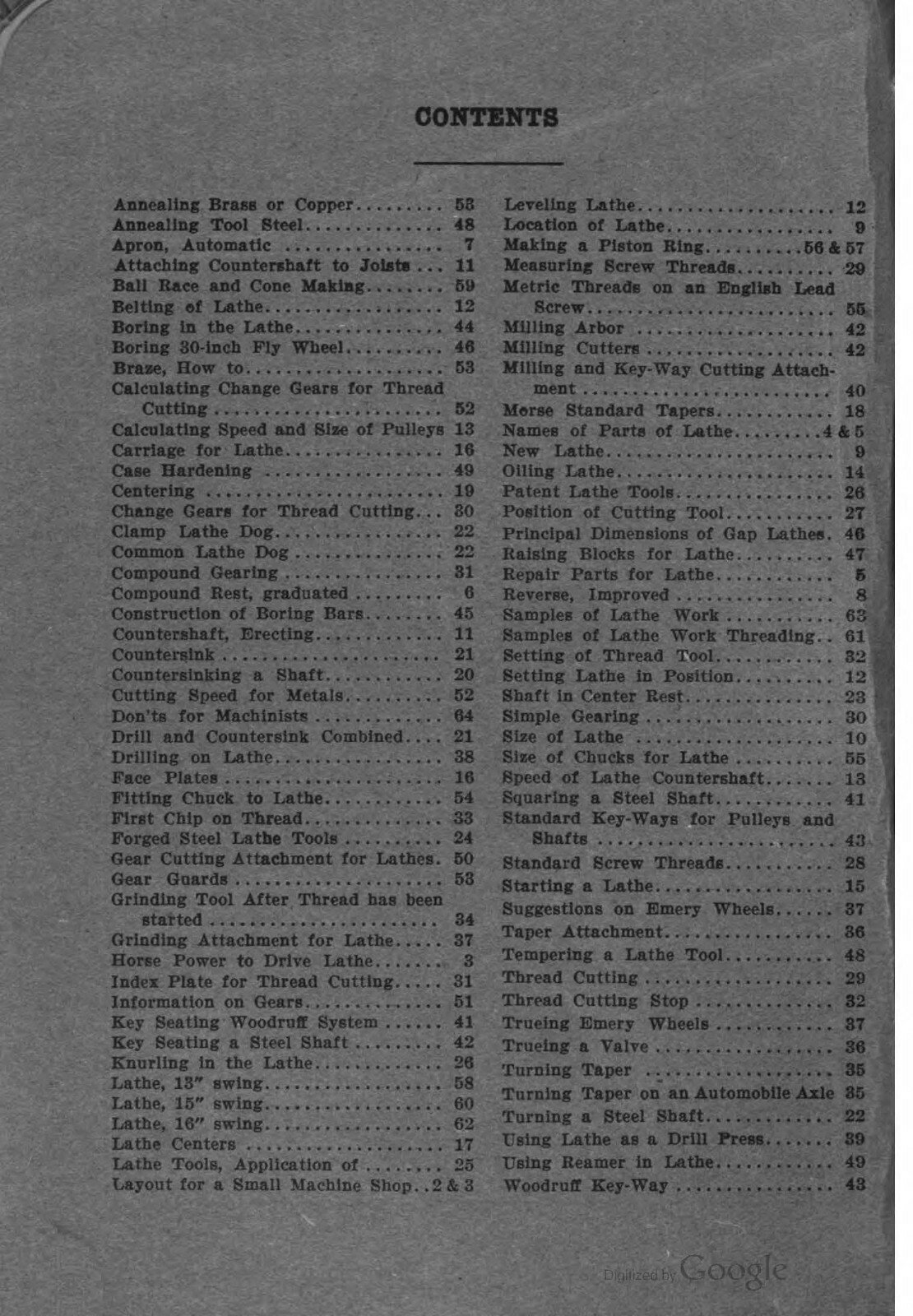 Manual Fits 1914 South Bend Lathe No. 15 – How to Run a Lathe for the Beginner