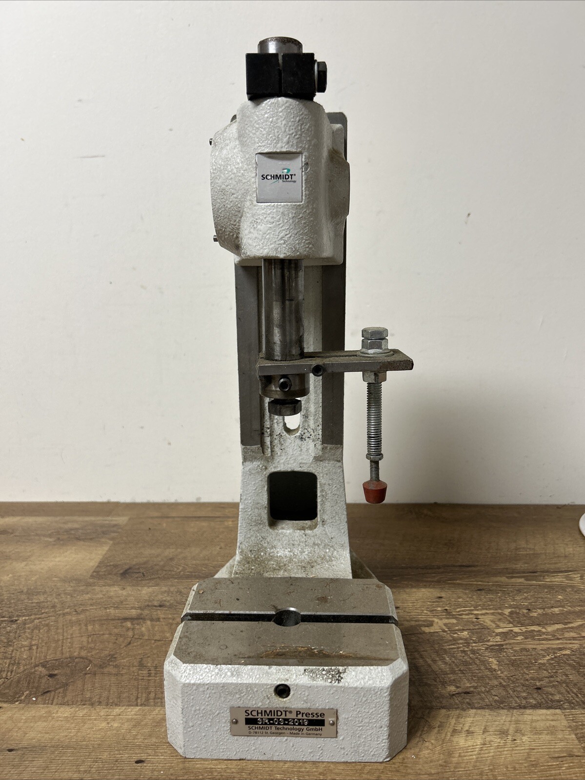 SCHMIDT Rack and Pinion Press 3R-03-2019 (PARTS OR REPAIR)