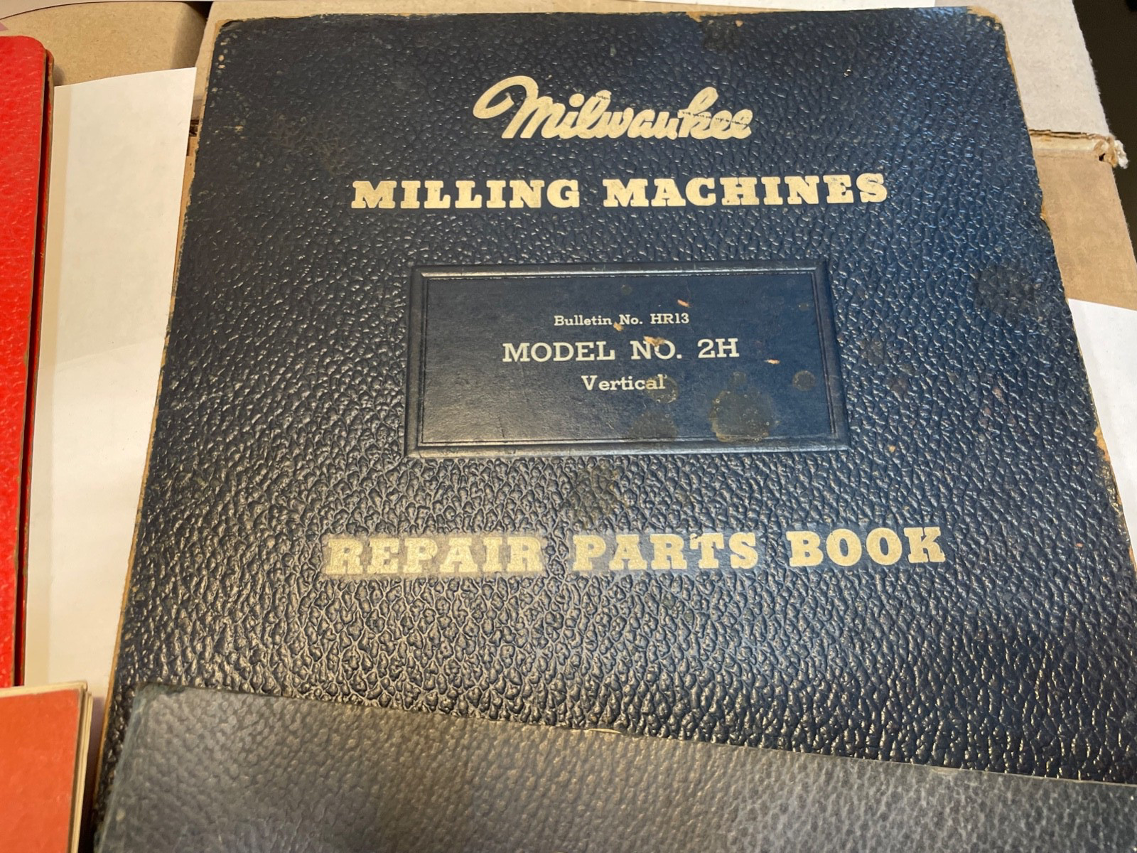 Kearney & Trecker Milwaukee 1H-2H & 3h-4h Mills Parts & Instruction Manuals