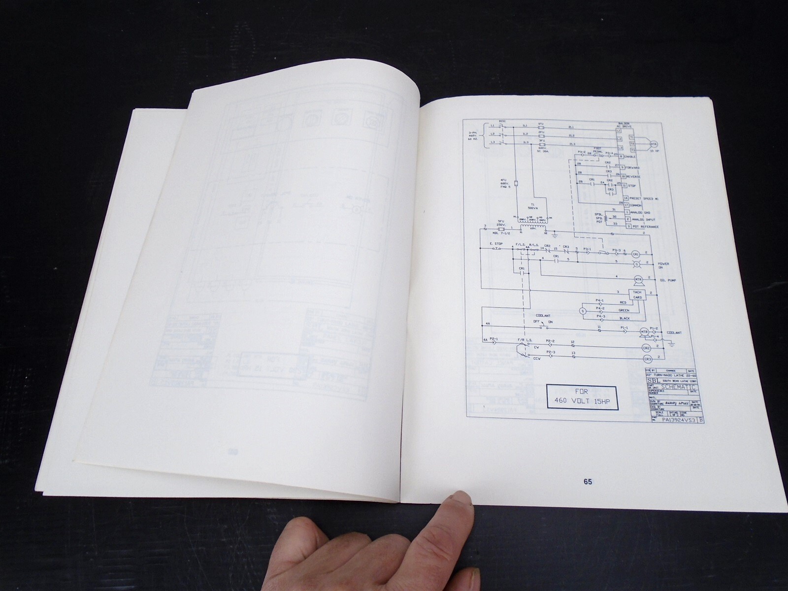 SOUTH BEND Lathe Corp TURN-NADO Instruction / Parts Manual & Wiring Diagrams ’95