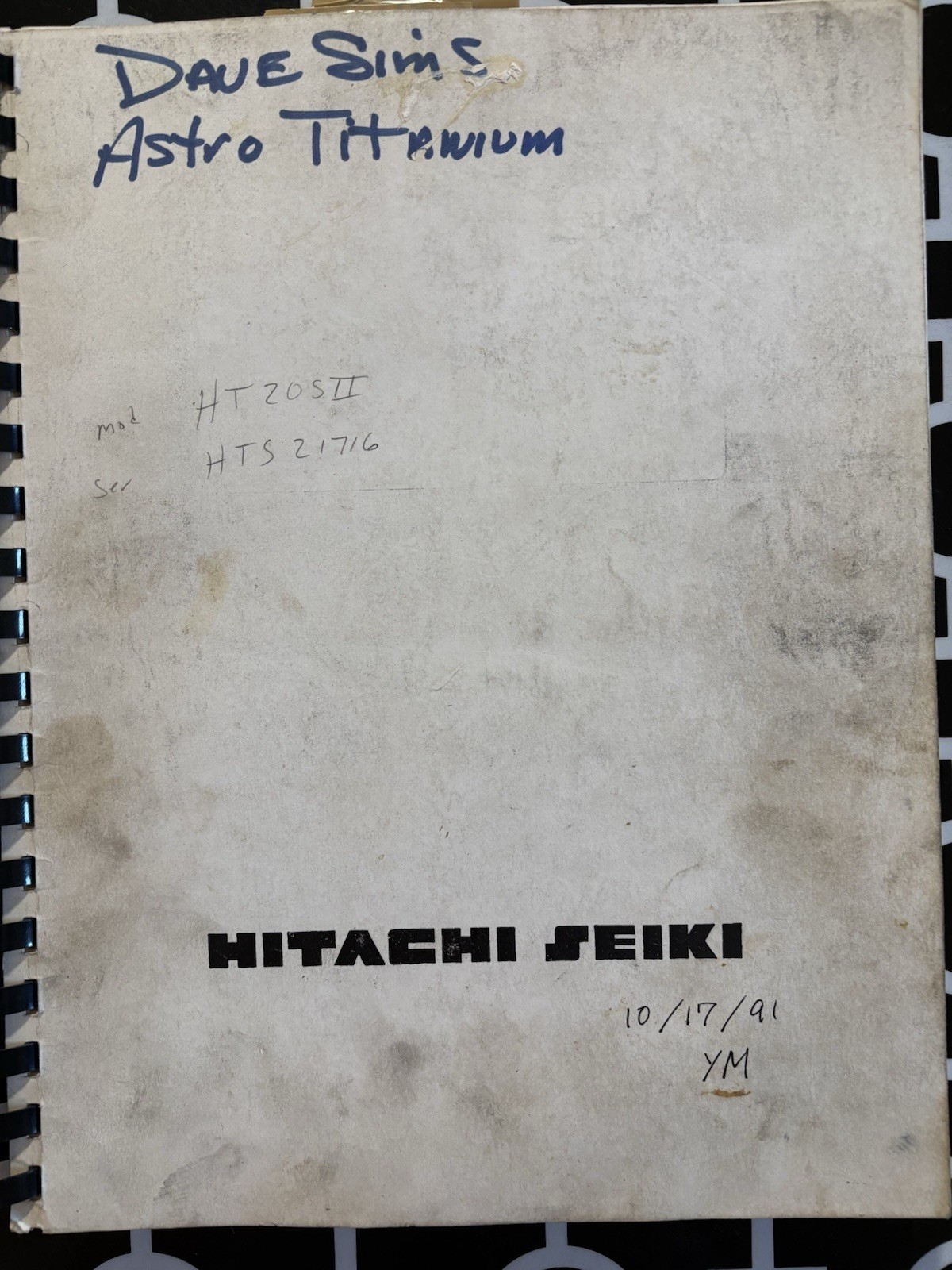 Hitec-Turn 15S II & 20S II CNC Lathe Programming Manual Seiki-Seicos Manual