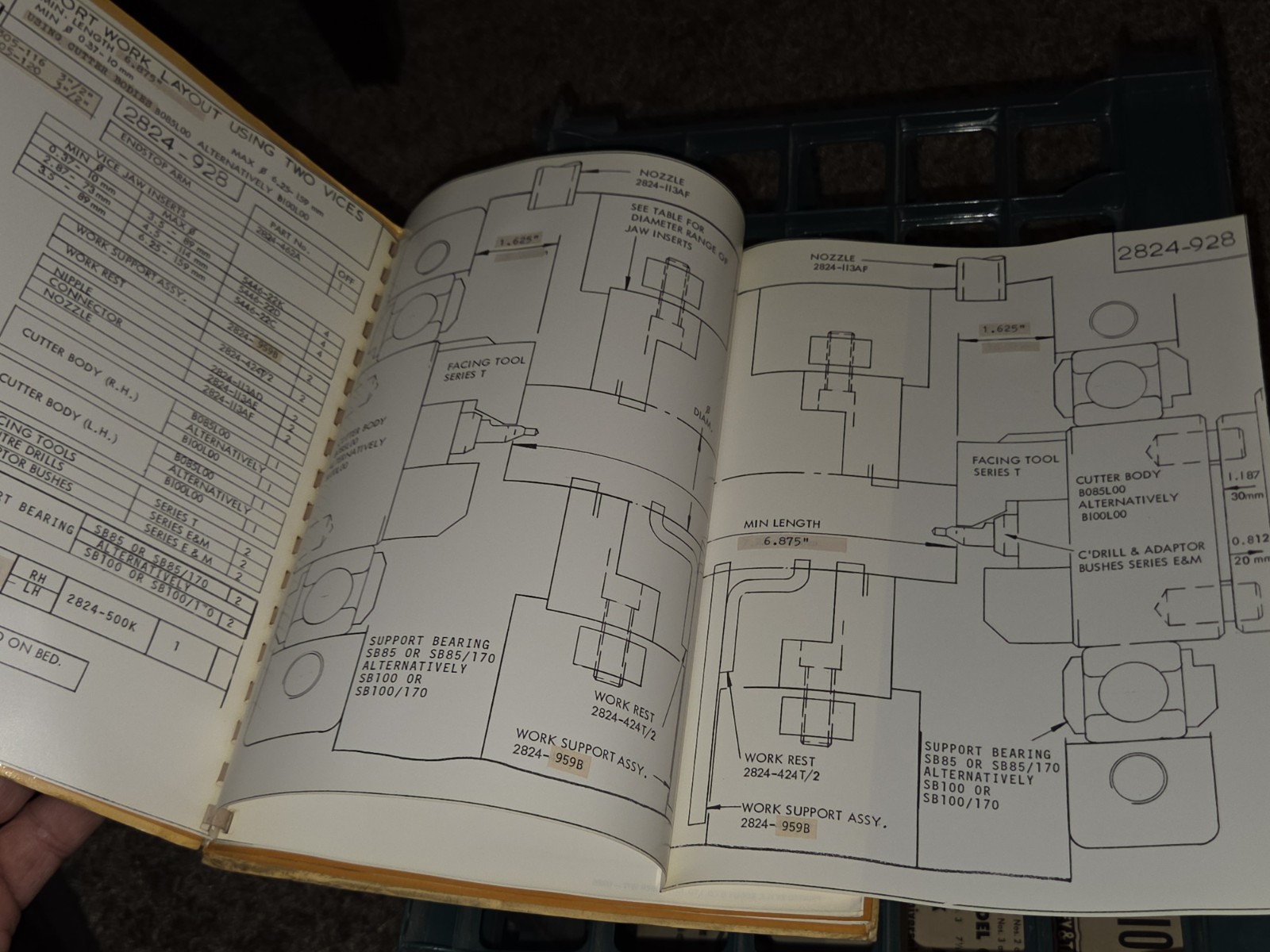 Vtg HEY machine tools Book Number 3 Automatic Facing Centering M/C Manual Book