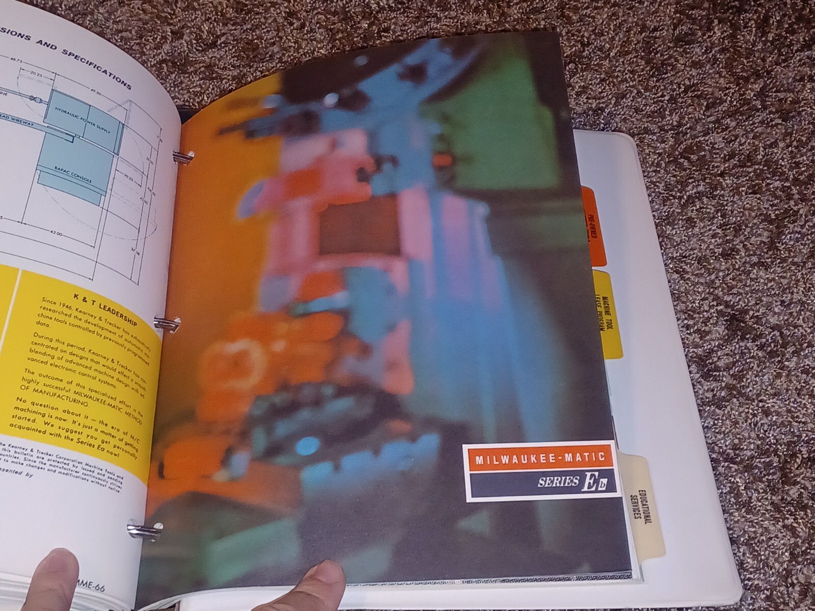 1975 KEARNEY & TRECKER MILLING BORING MACHINES Book SALES CATALOG MILWAUKEE TOOL