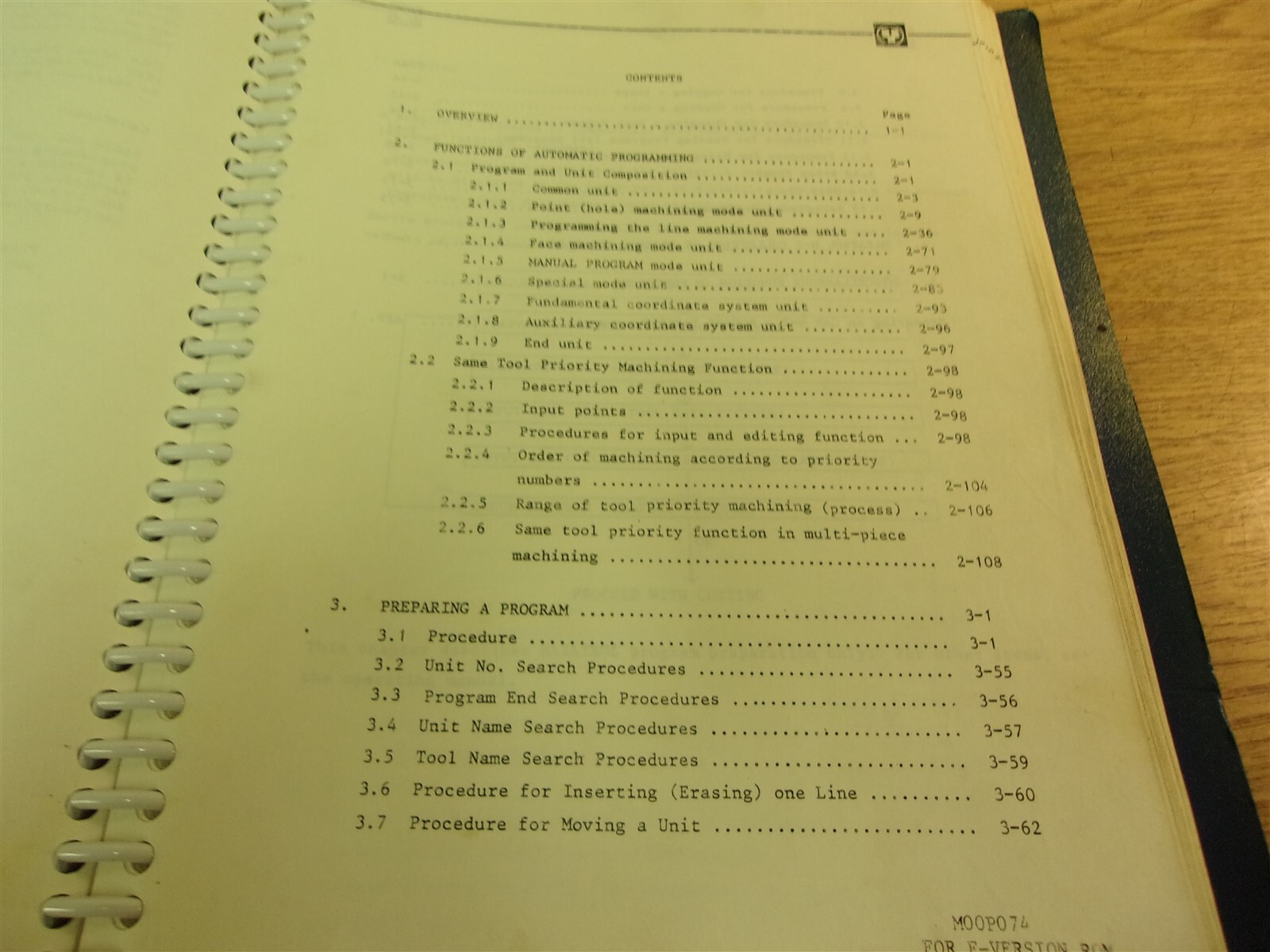 Yamazaki Programming Manual Mazak CAM M-2 “8” *FREE SHIPPING*