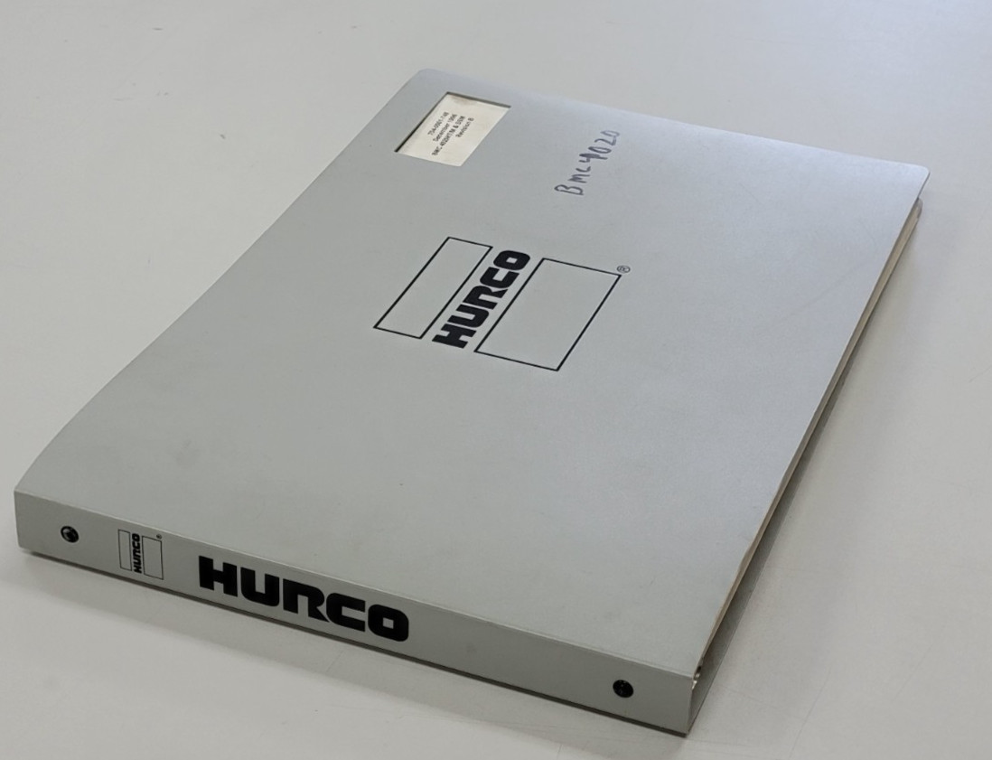 Hurco BMC 4020 Electrical, Mechanical, Pnuematic Schematics Manual. 704-0001-748