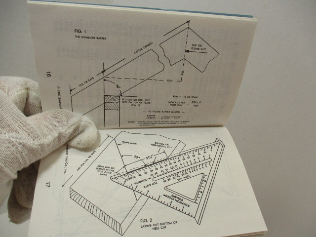 (4) Machinist Helps, SWANSON Speed Square Booklet, Starrett & Lufkin, Drill Gage