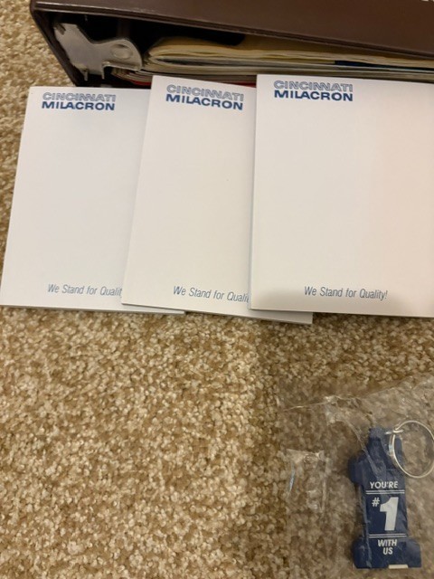 Vintage Cincinnati Milling Milacron Machine Company Salesman Binder Catalog