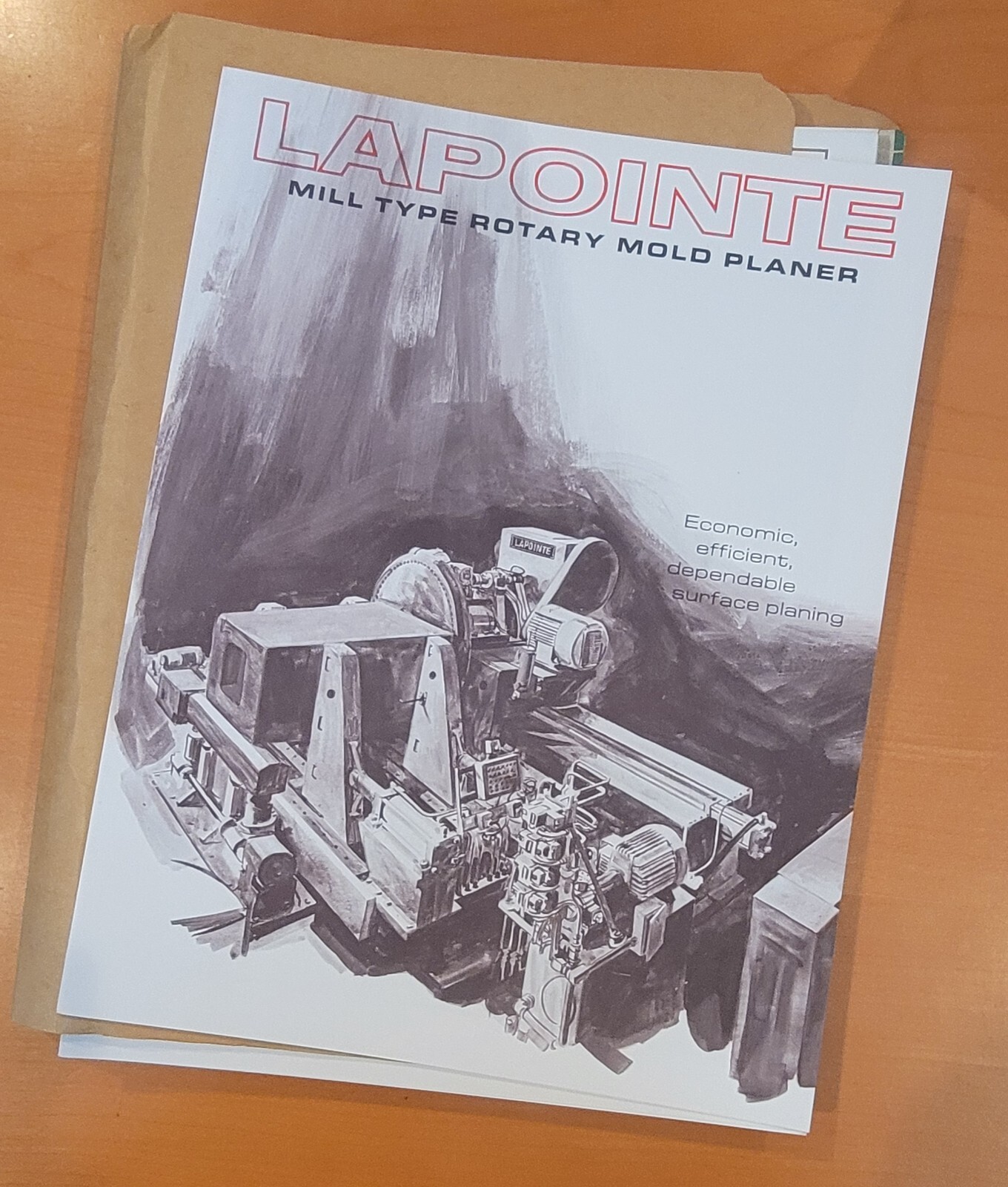 LAPOINTE Mill Type Rotary Mold Planer Machine Sales Brochure