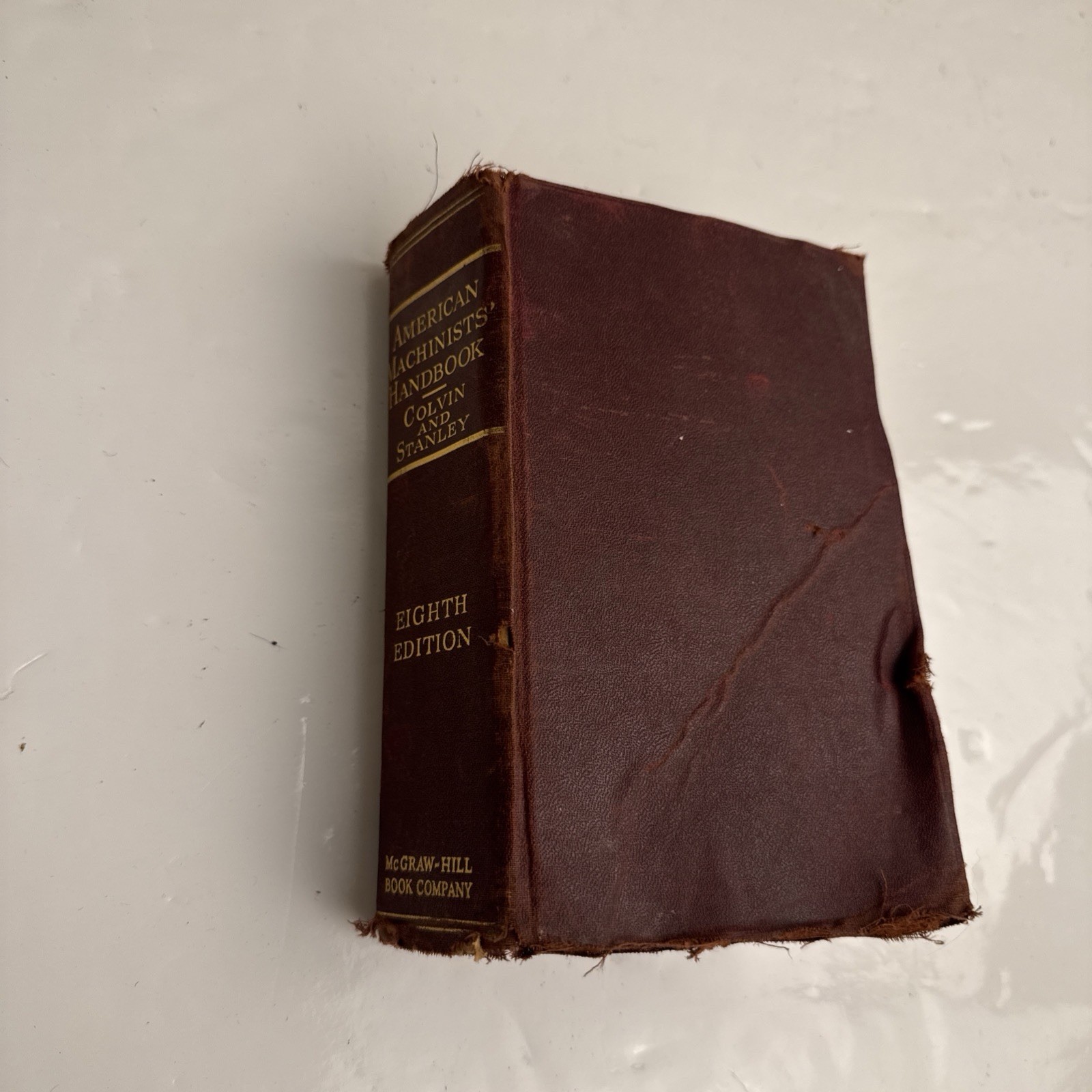 Vintage 1945 American Machinist Handbook Colvin & Stanley 8th Edition Guide