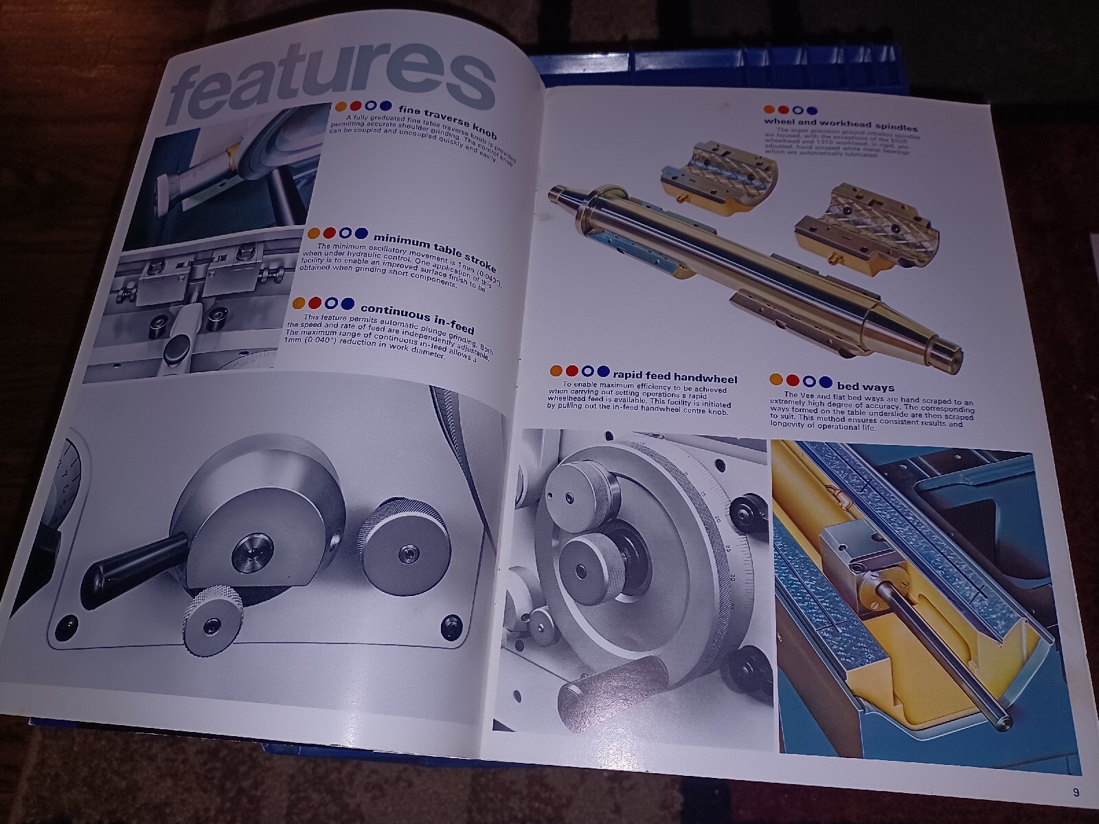 Jones-Shipman 1300 Series Precision Grinding Machines SALES CATALOG Book VTG OLD