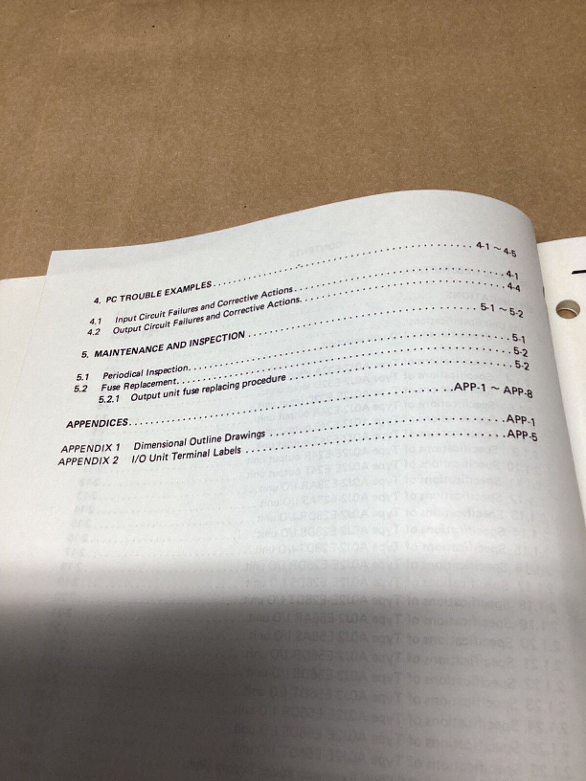 Mitsubishi AOJ INPUT/OUTPUT UNITS A SERIES User’s Manual #120L81
