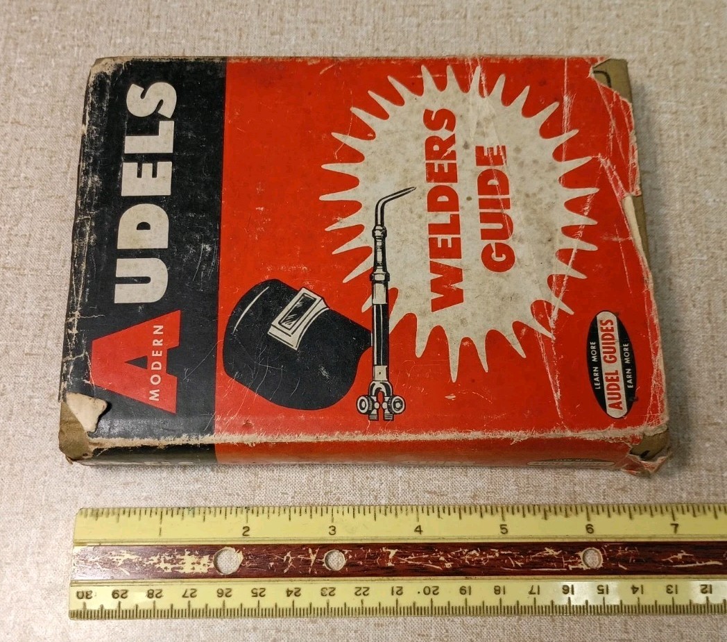 Vintage Audels welders guide welding book