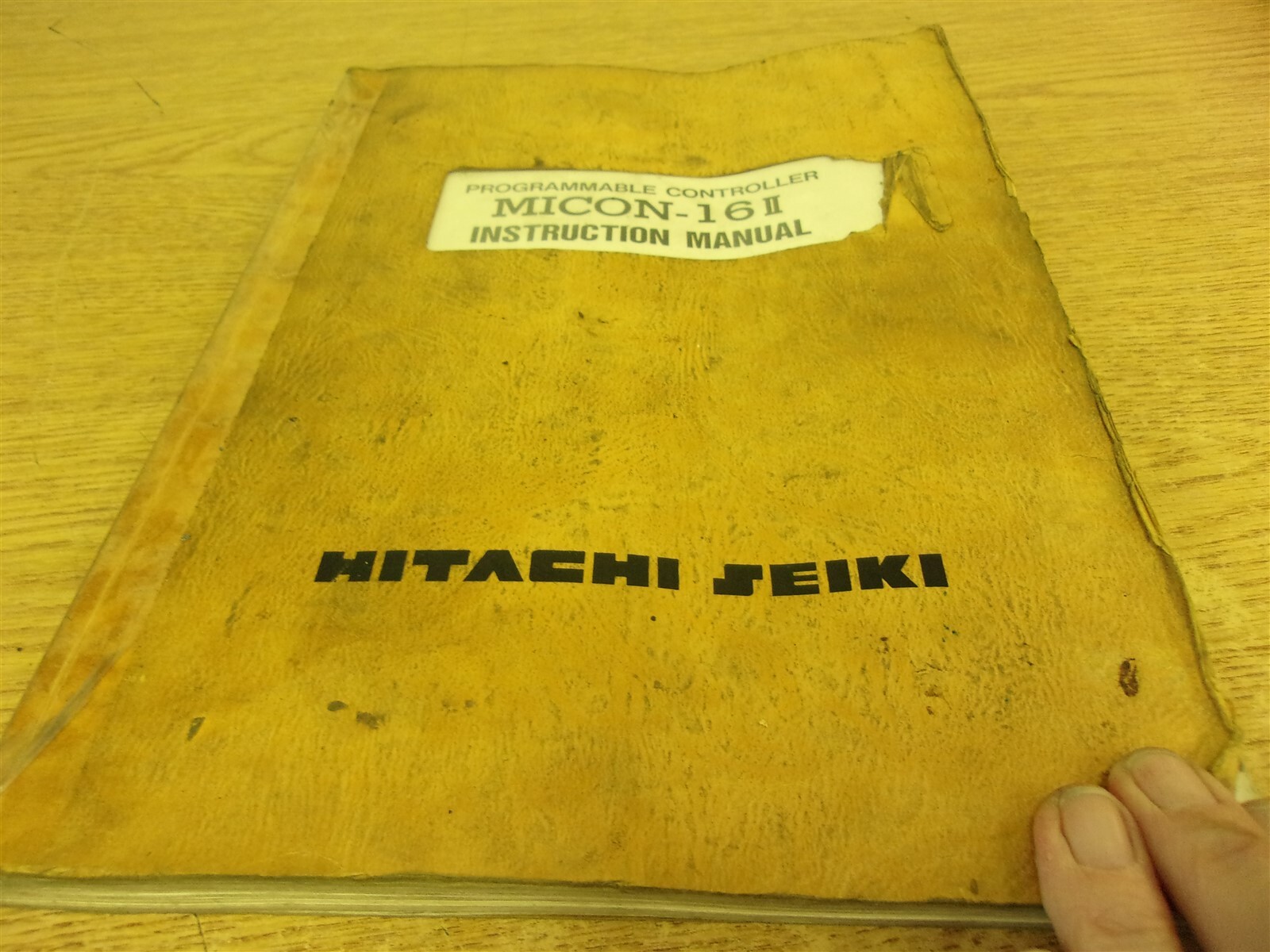 Hitachi Seiki Programmable Controller Instruction Manual Mieon-16II