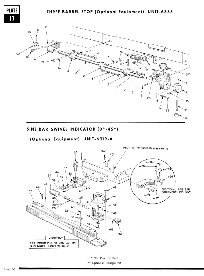 Heald 273A Universal Internal ID Grinder Operation, Service Parts Manual 1374