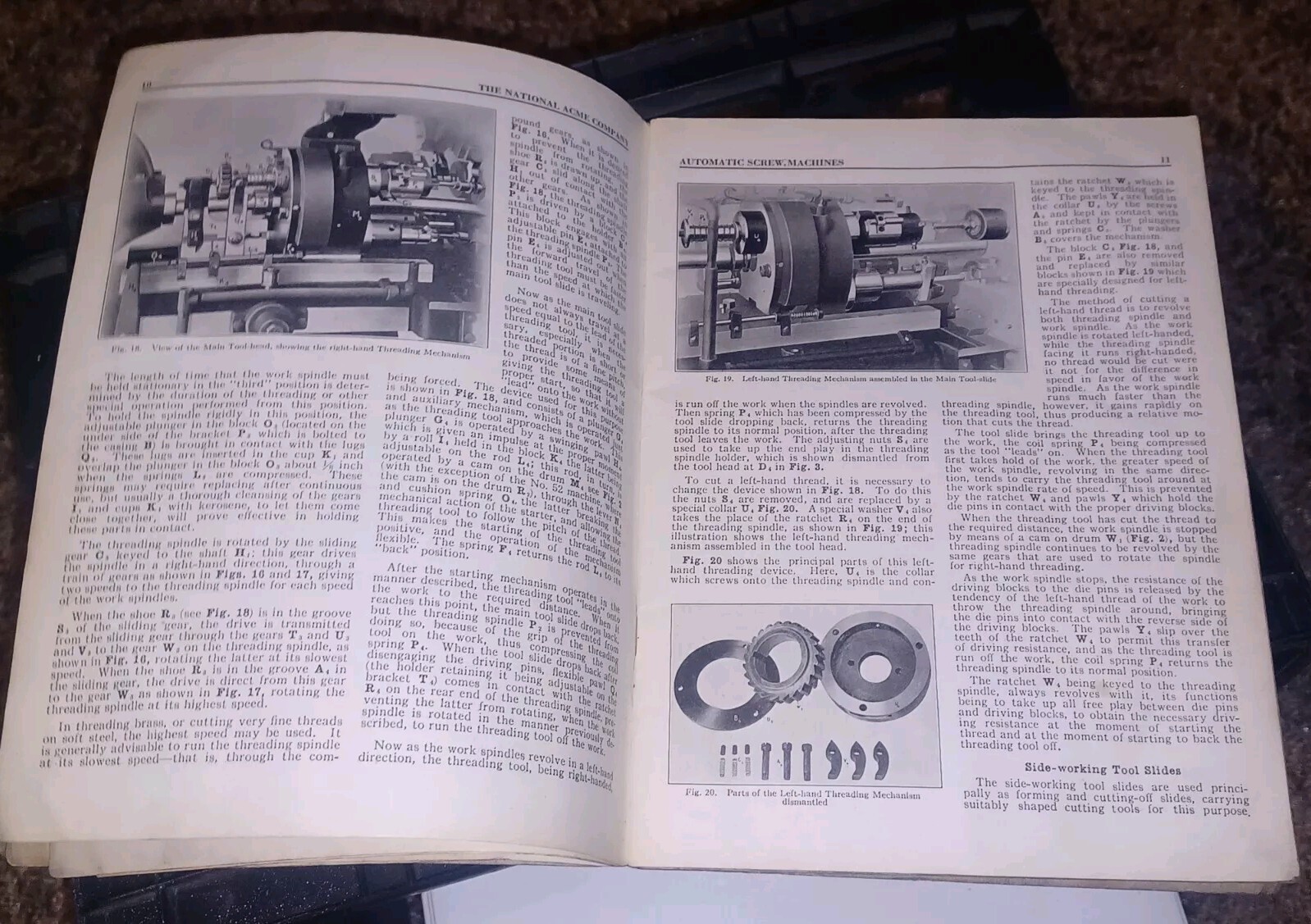 1912-1913 NAMCO National Acme Co AUTOMATIC MULTIPLE SPINDLE SCREW MACHINES BOOK