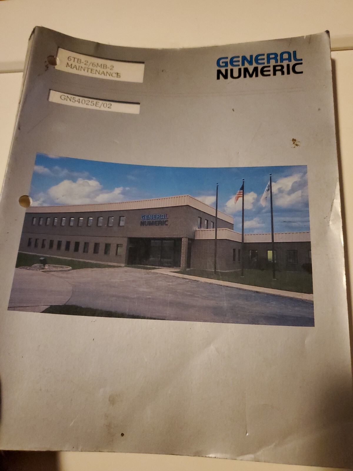GENERAL NUMERIC Programming and Connecting Manual GN54025E/02 CNC Control