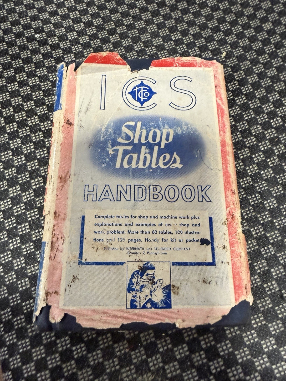 Vintage Useful Shop Tables & Information Handbook ICS Machinist Reference 1943