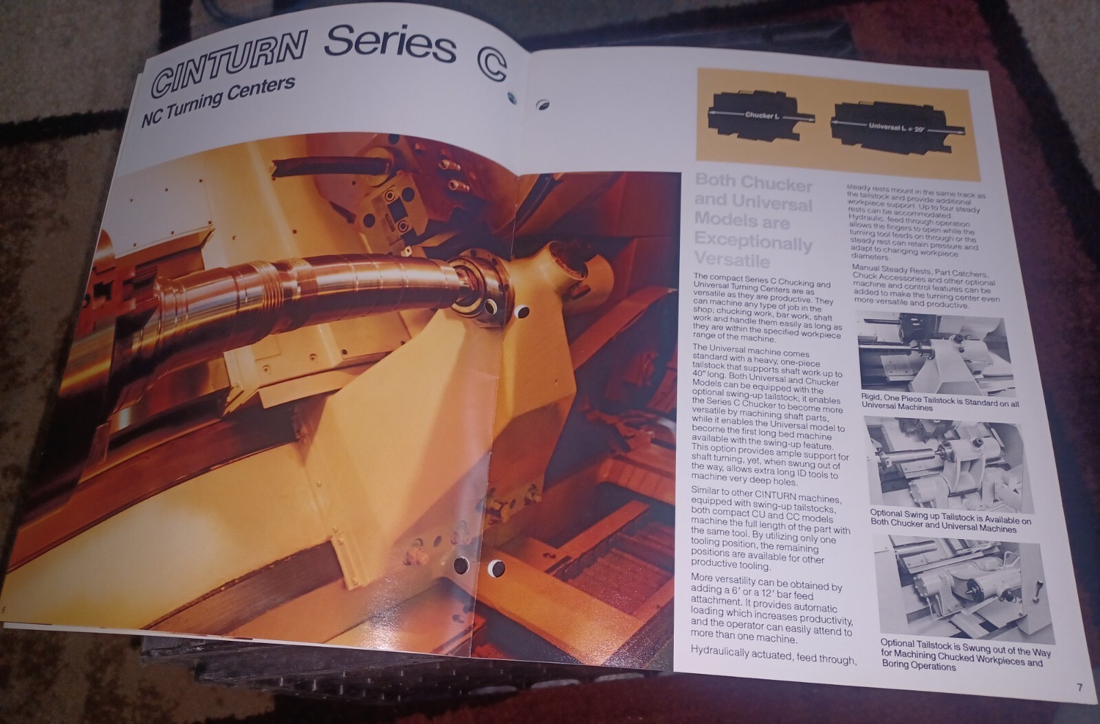 1980 Cincinnati Milacron Cinturn Series C Sales Catalog Book NC Turning Centers